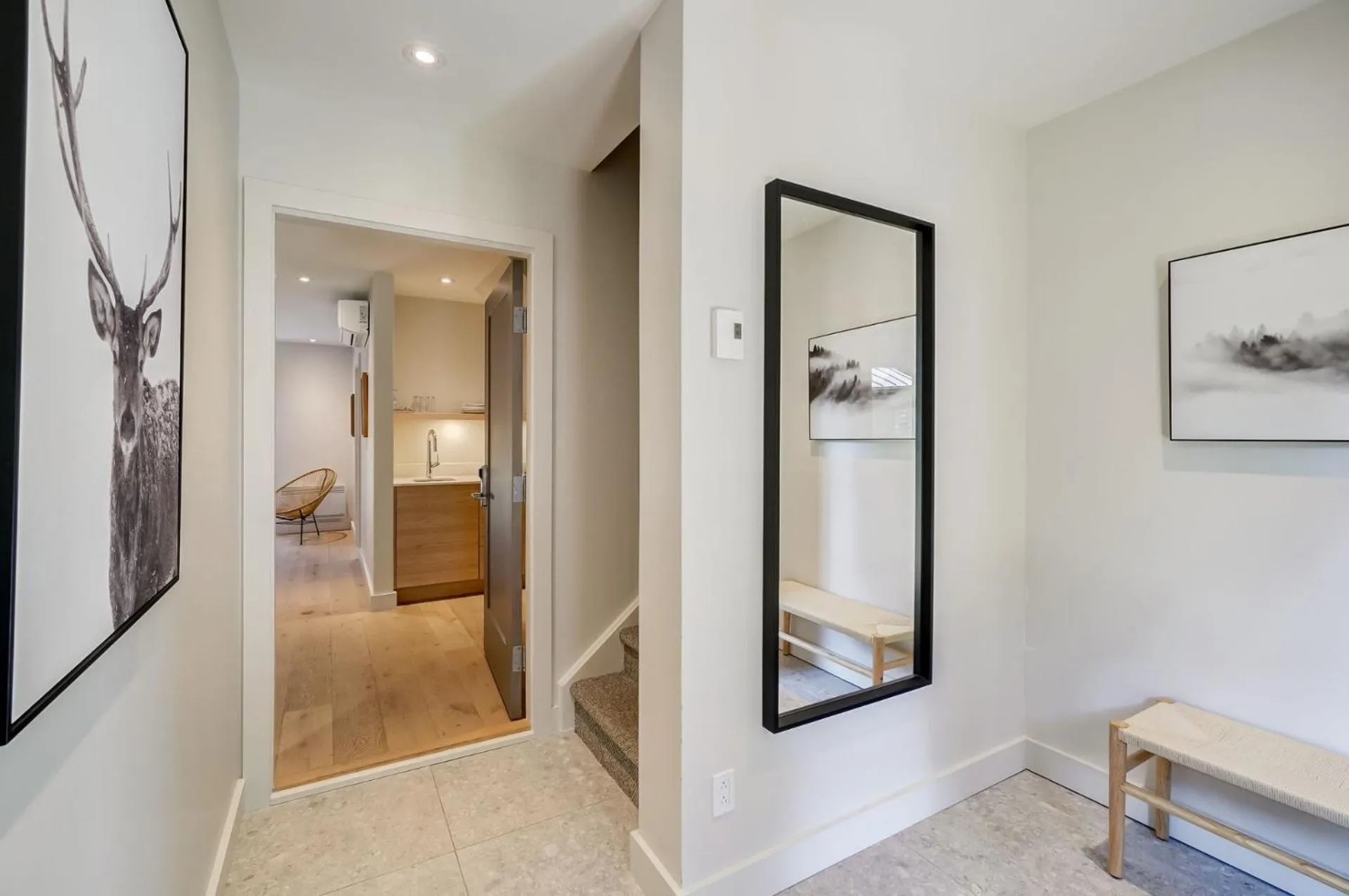 Kitchen or kitchenette in Suites du Lac Moore by Manitonga