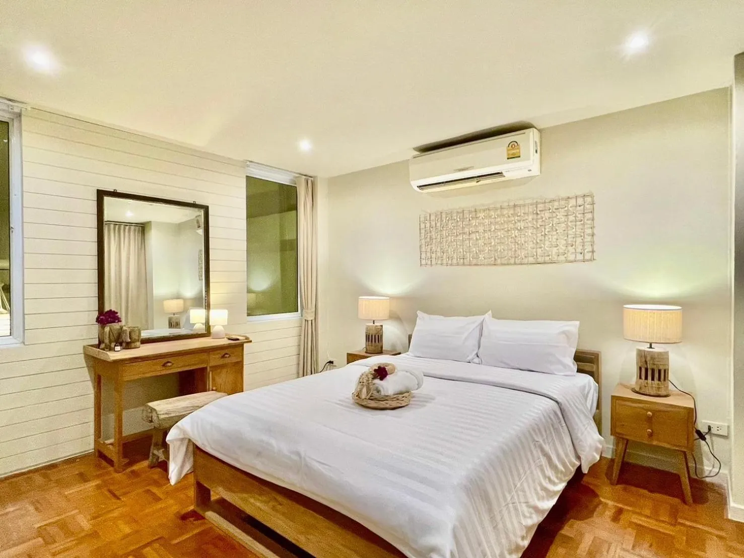 Bed in Sabaiday Guesthouse Nimman