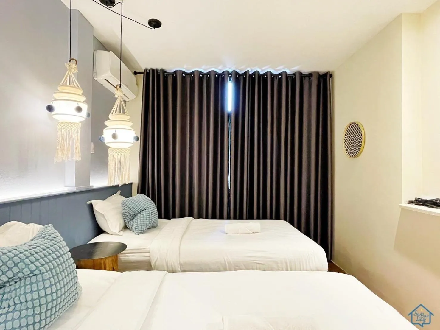 Bed in Sabaiday Guesthouse Nimman