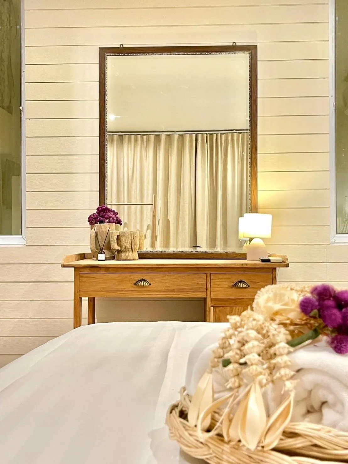 Bed in Sabaiday Guesthouse Nimman