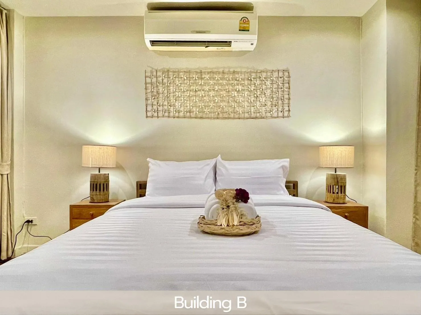 Bed in Sabaiday Guesthouse Nimman