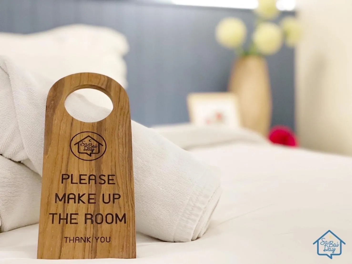 Bed in Sabaiday Guesthouse Nimman