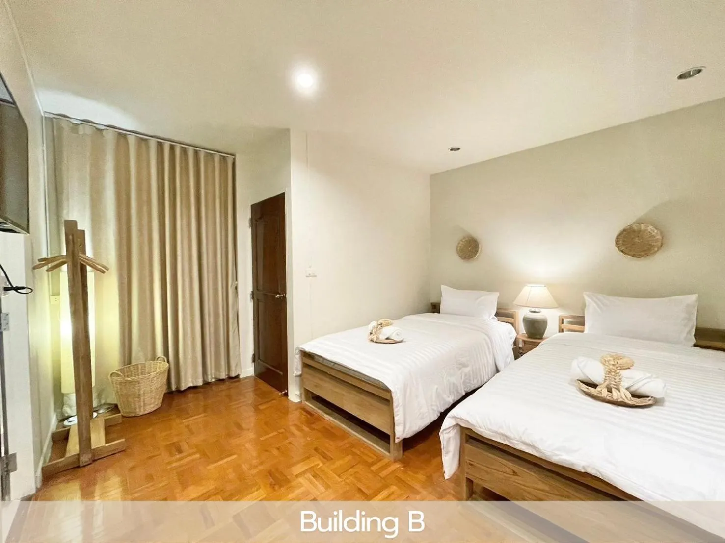 Bed in Sabaiday Guesthouse Nimman