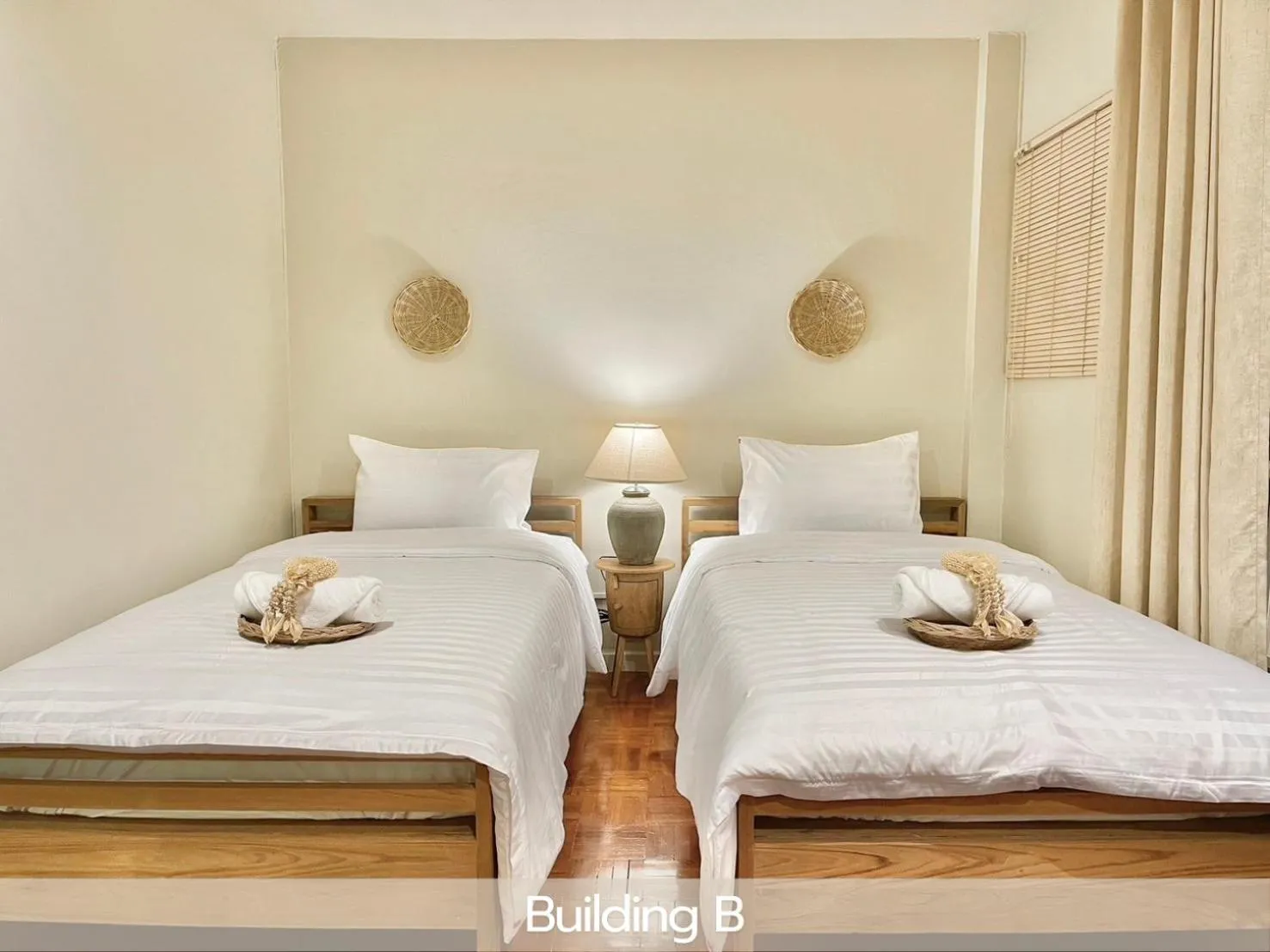 Bed in Sabaiday Guesthouse Nimman