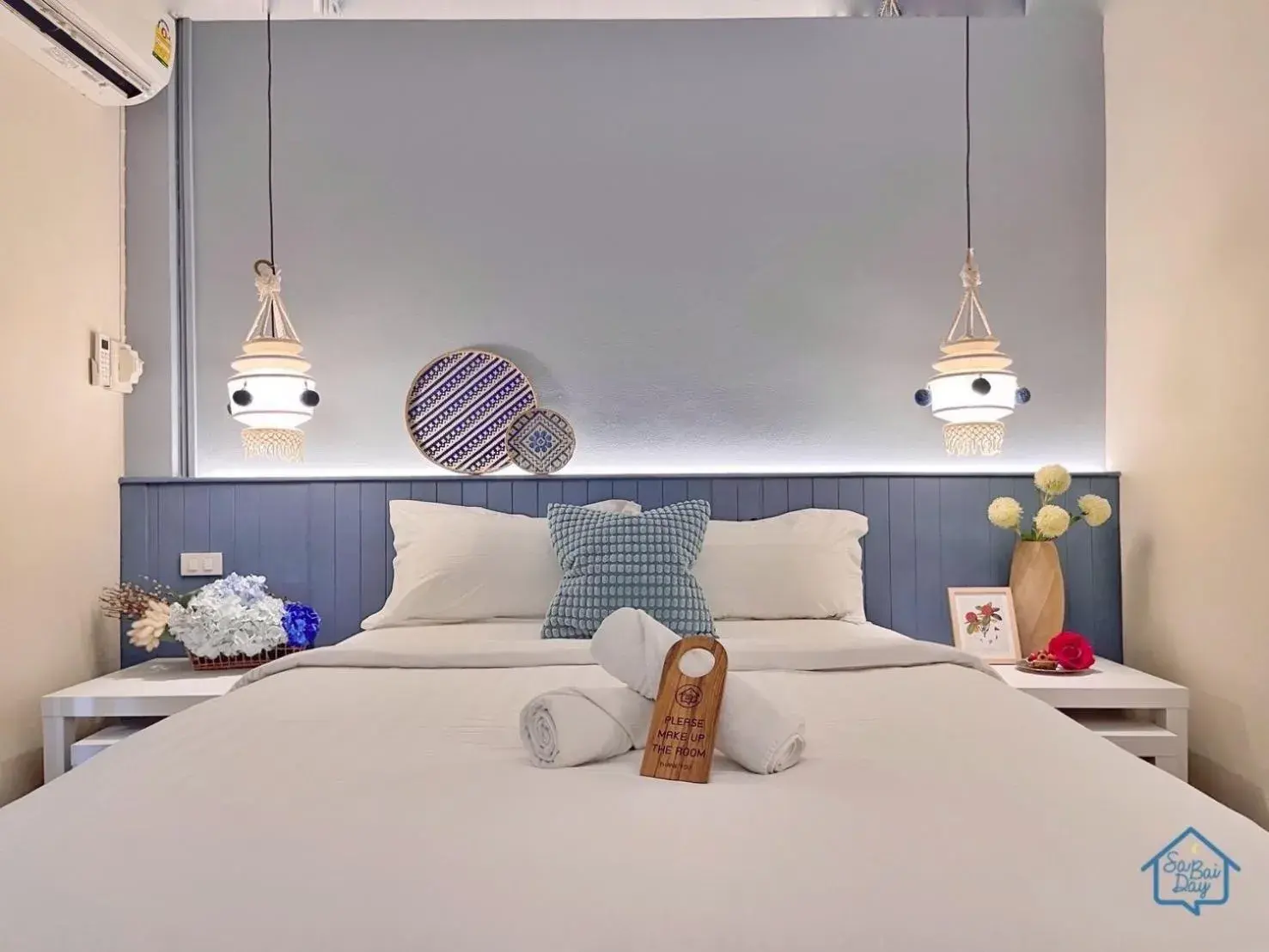 Double Room with Balcony in Sabaiday Guesthouse Nimman Double Room with Balcony in Sabaiday Guesthouse Nimman