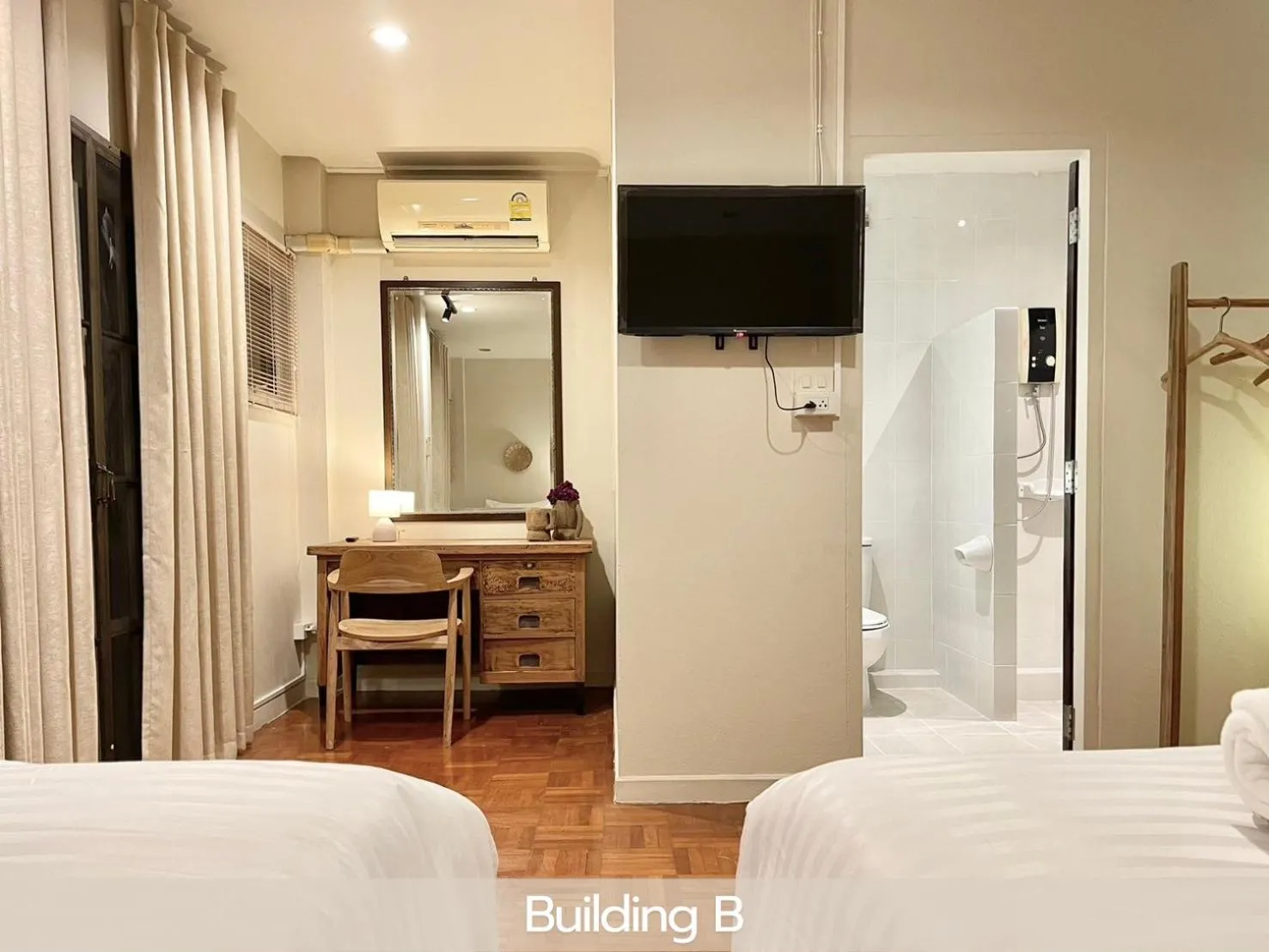 Bed in Sabaiday Guesthouse Nimman