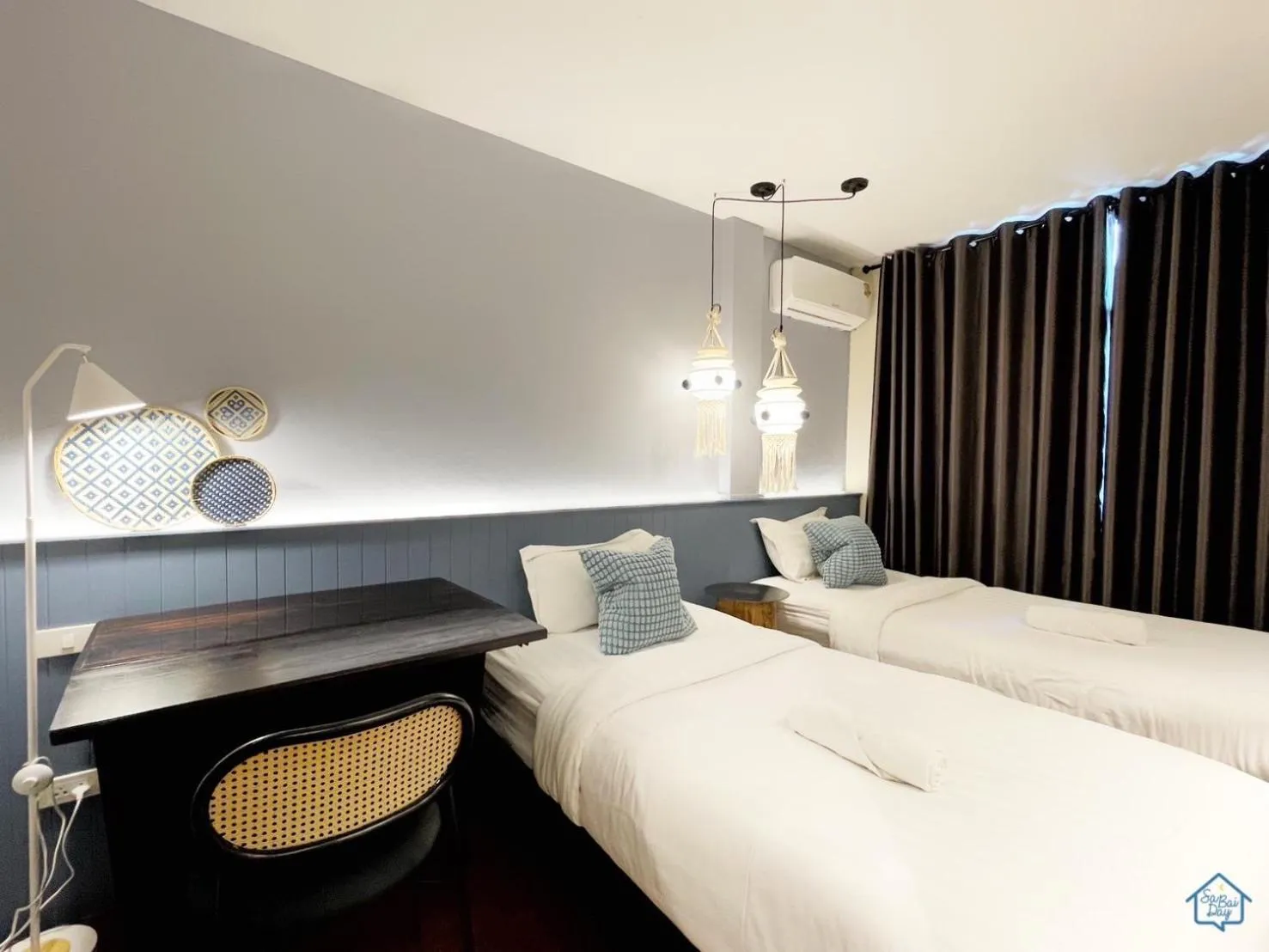 Bed in Sabaiday Guesthouse Nimman