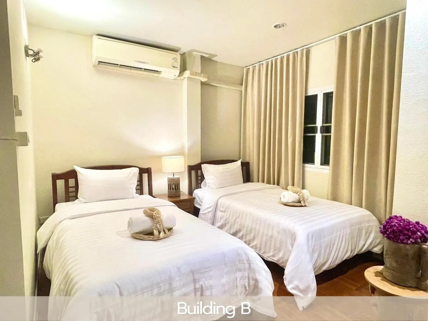 Bed in Sabaiday Guesthouse Nimman