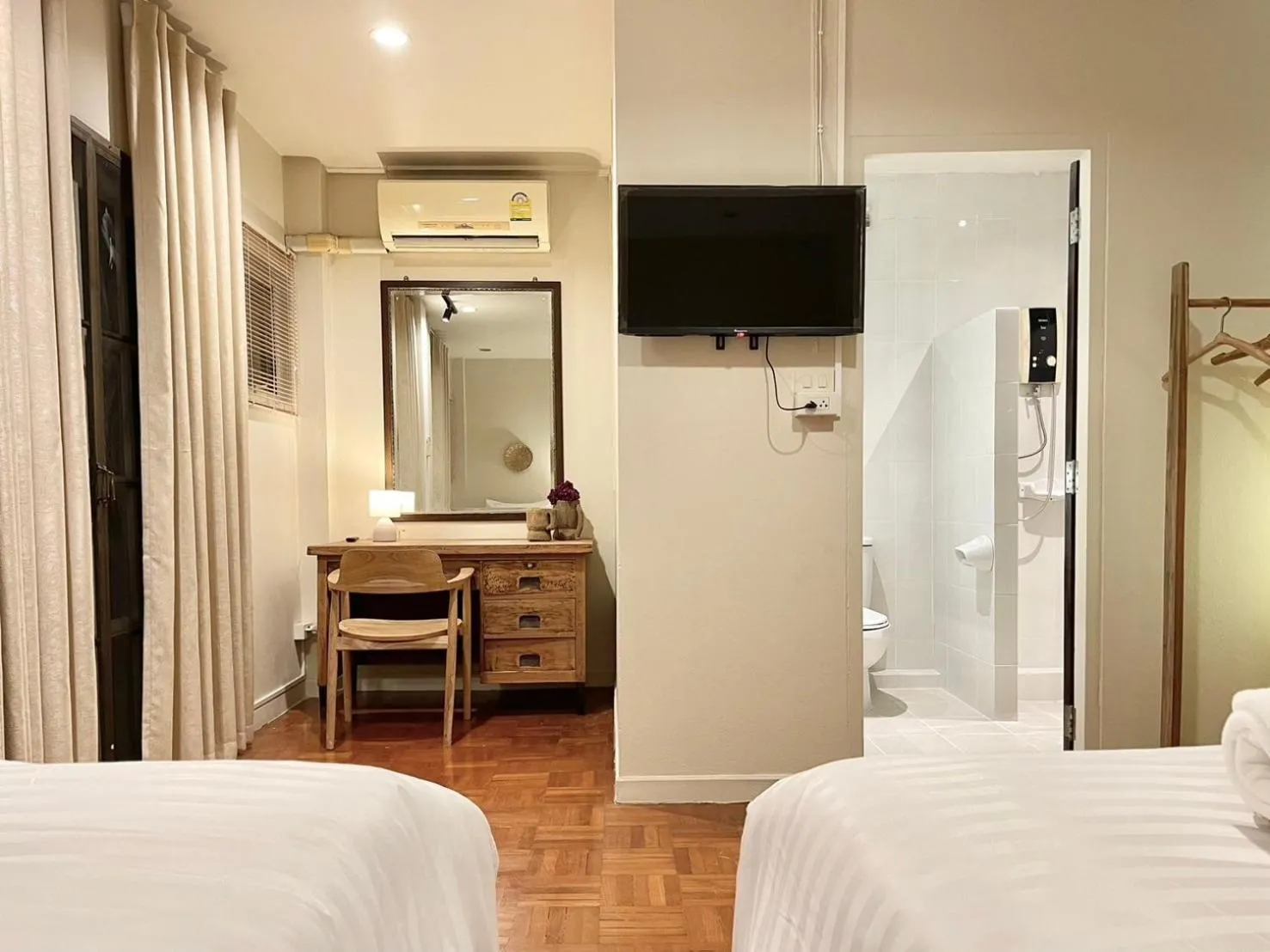 Bed in Sabaiday Guesthouse Nimman