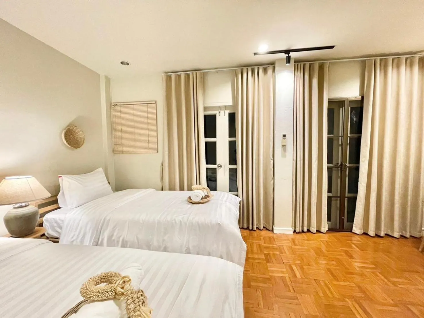 Bed in Sabaiday Guesthouse Nimman