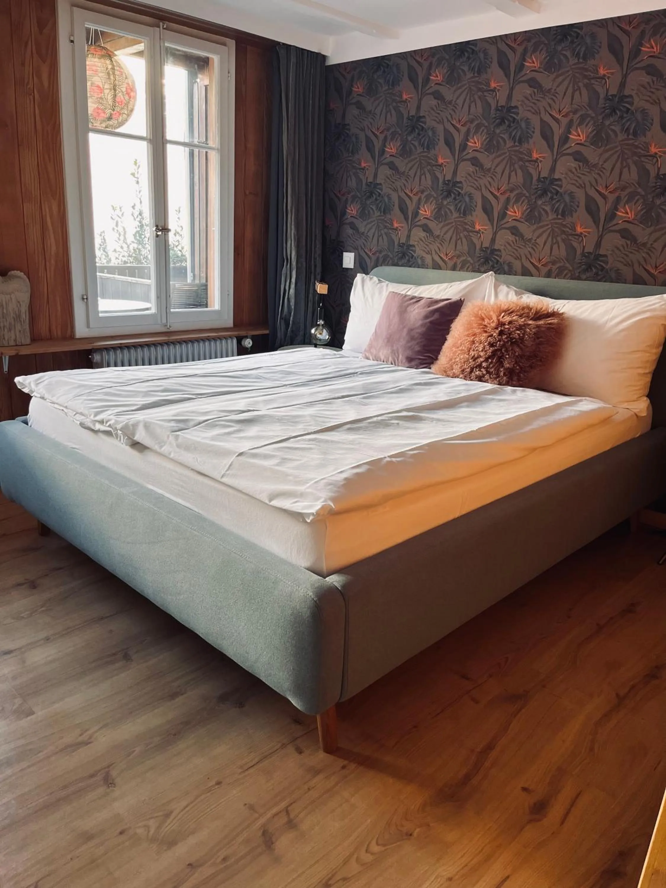 Bed in Boutique Hotel Bellevue B&B am Brienzersee Iseltwald Interlaken