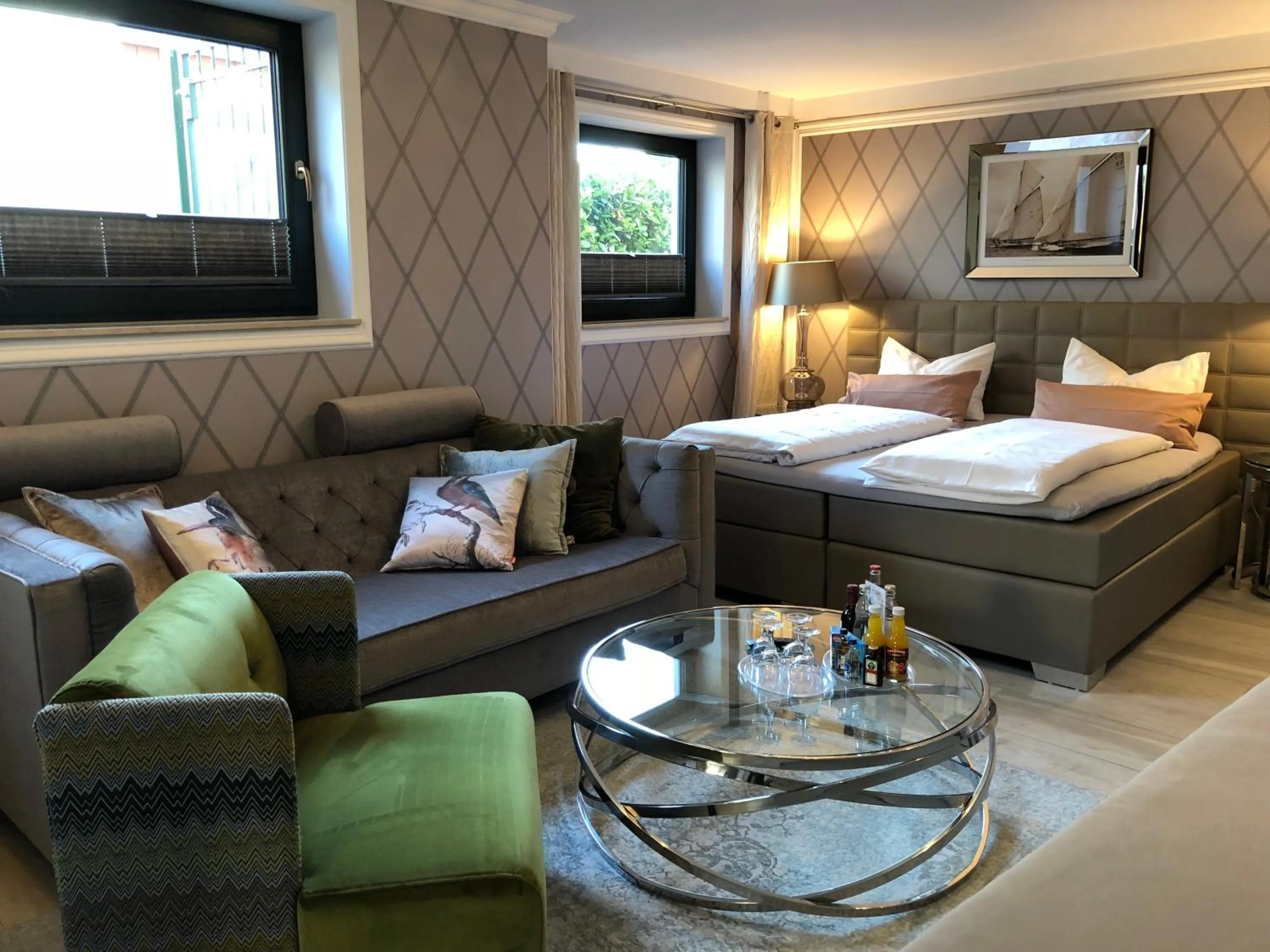 Bed in Hotel Villa Sommer