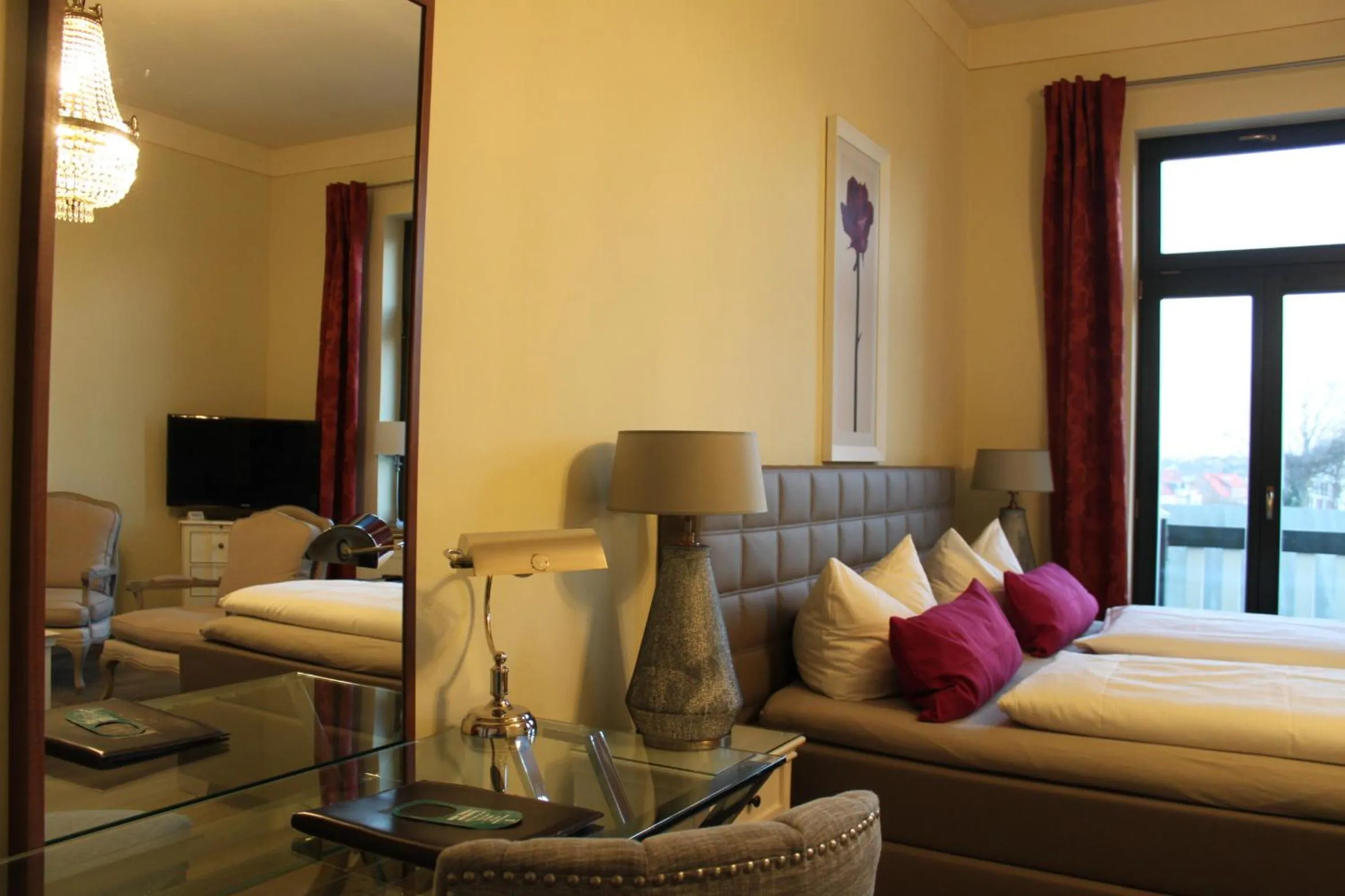 Bed in Hotel Villa Sommer