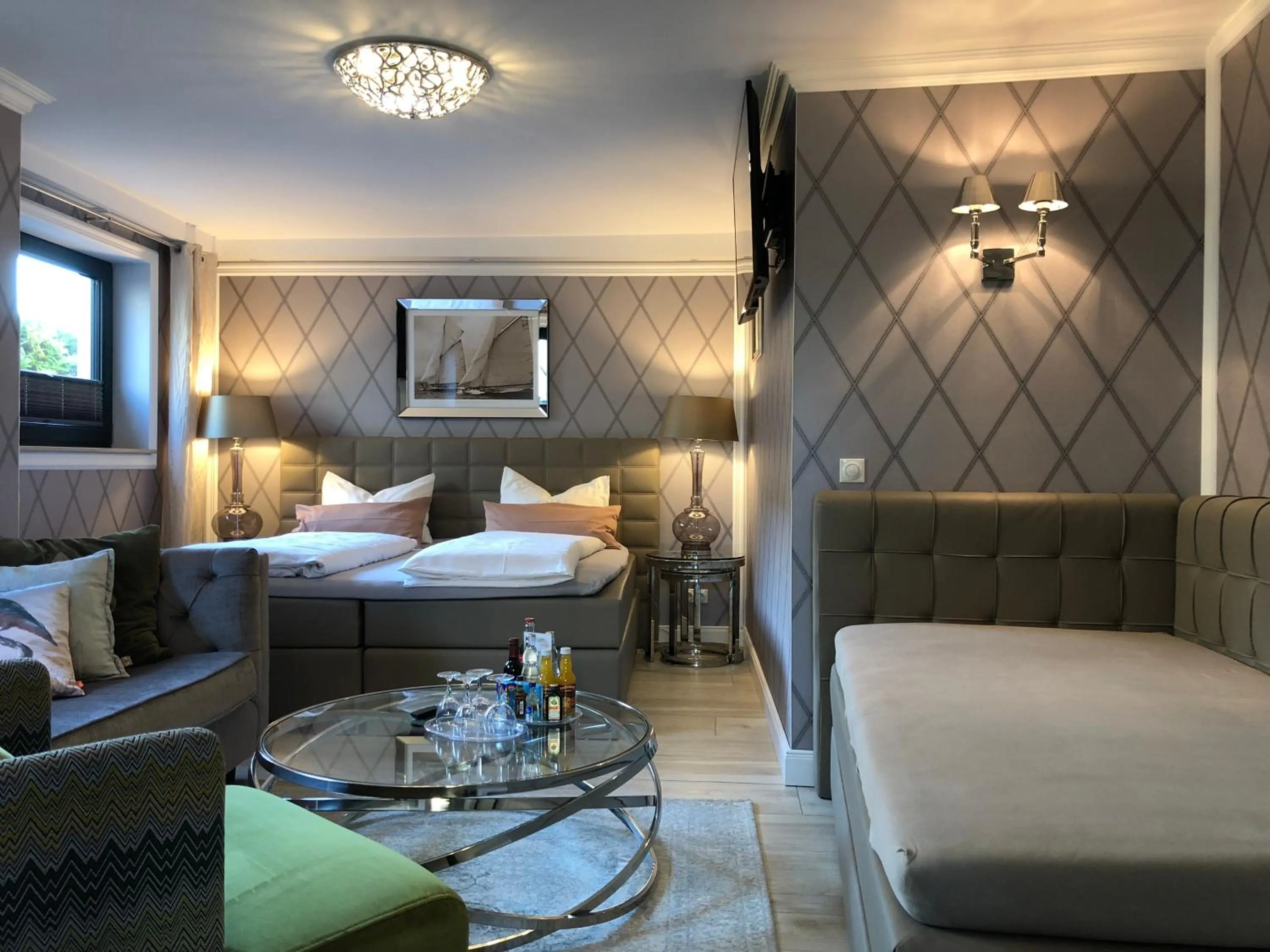 Bed in Hotel Villa Sommer