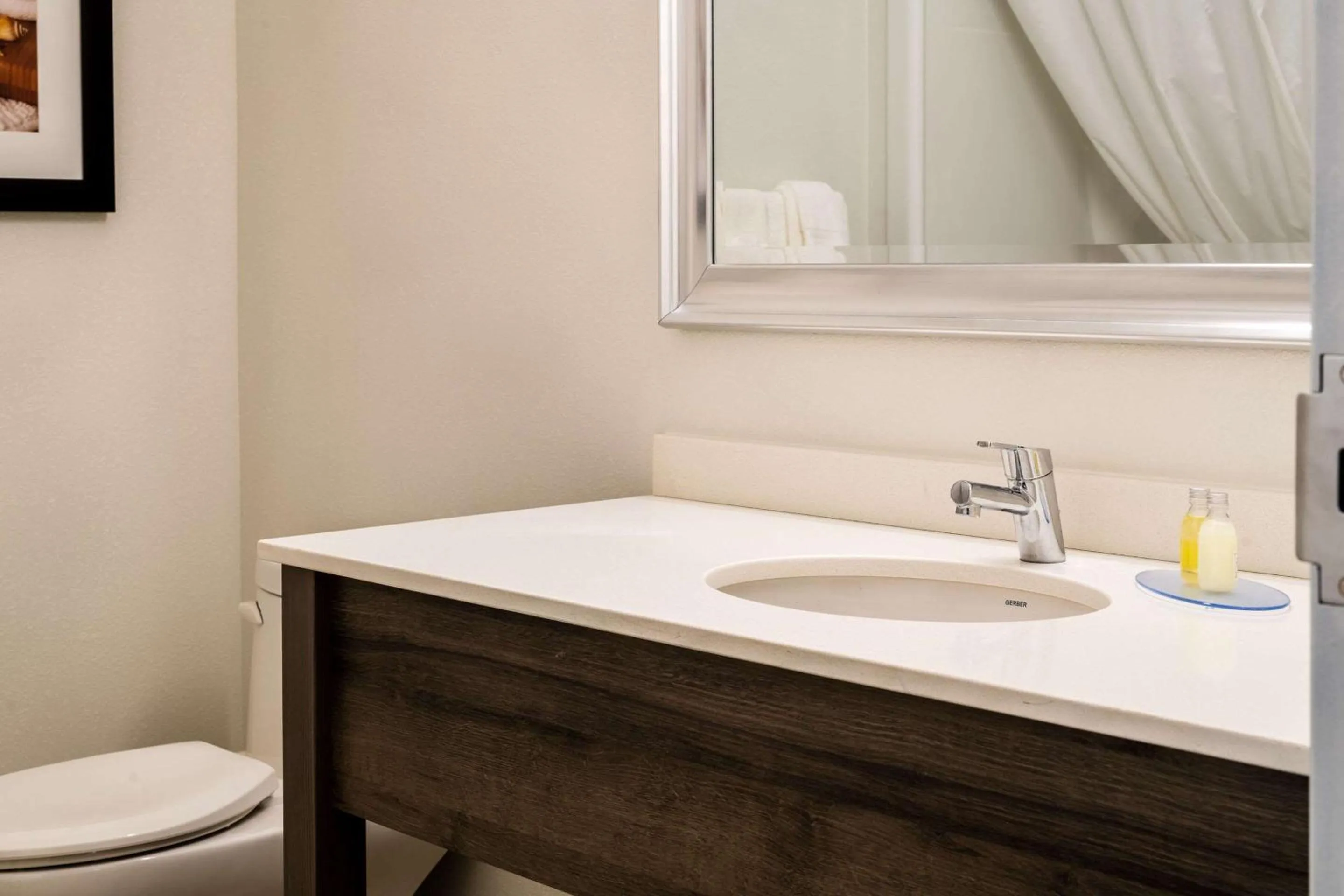 Bedroom in Amsterdam Inn & Suites, an Ascend Collection Hotel