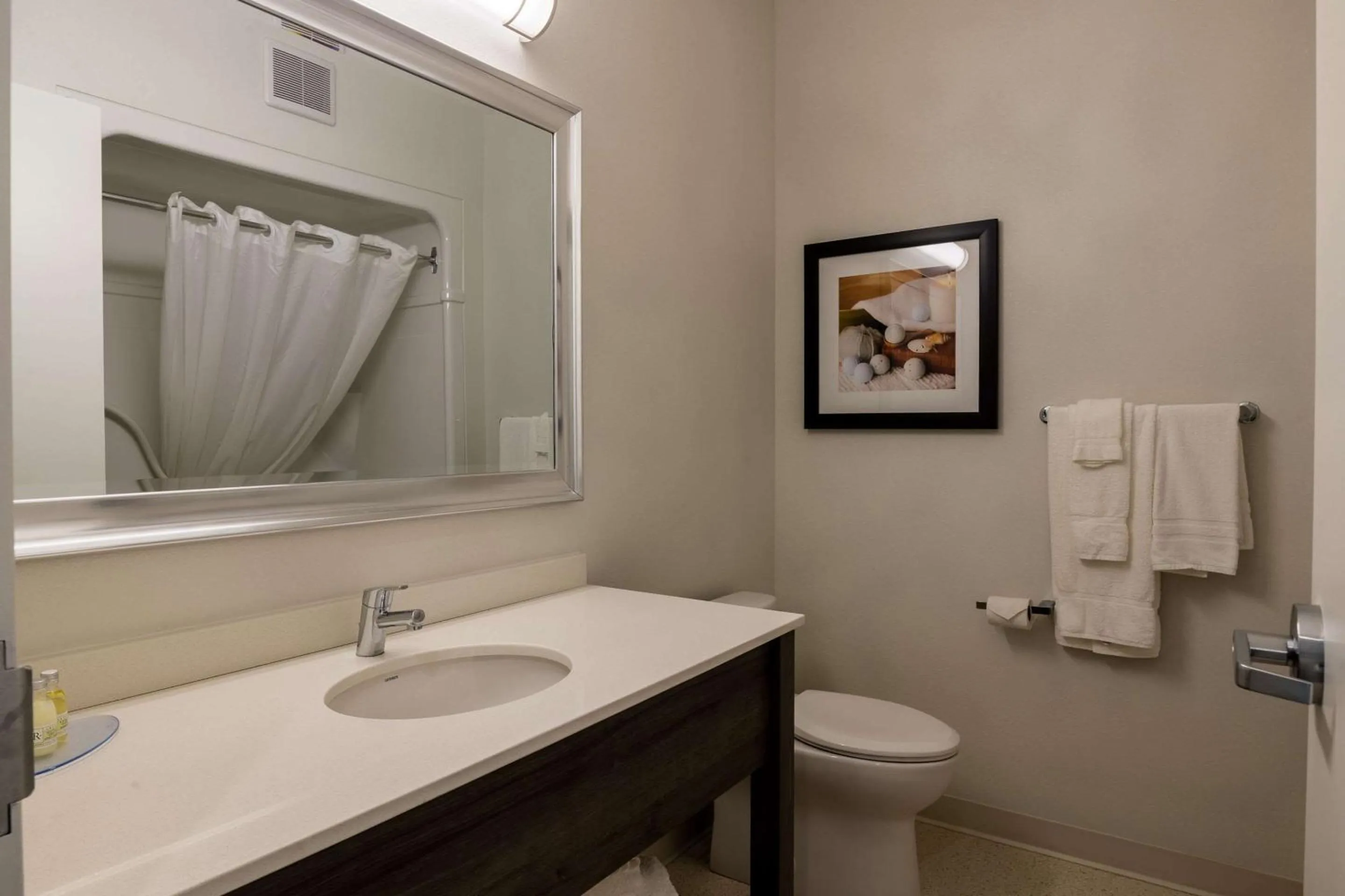 Bedroom in Amsterdam Inn & Suites, an Ascend Collection Hotel