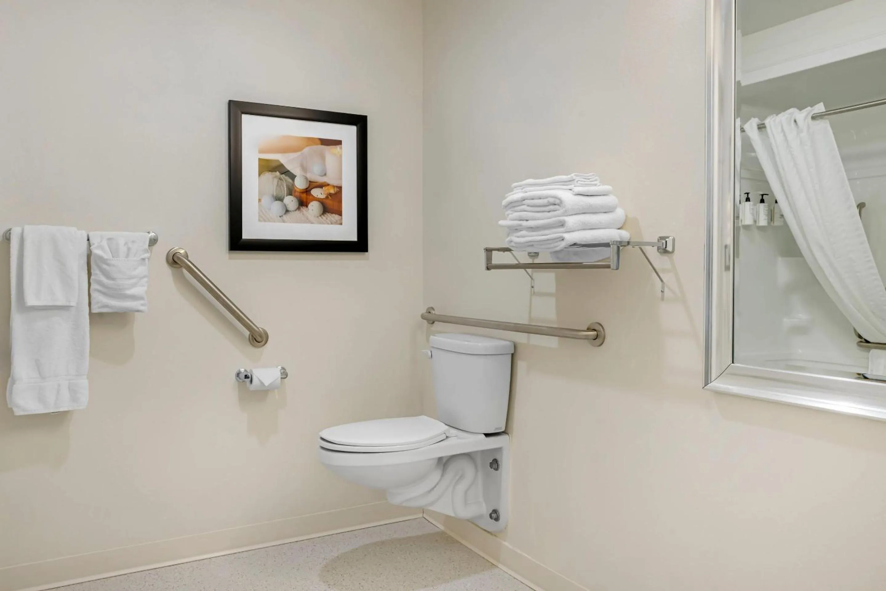 Bedroom in Amsterdam Inn & Suites, an Ascend Collection Hotel