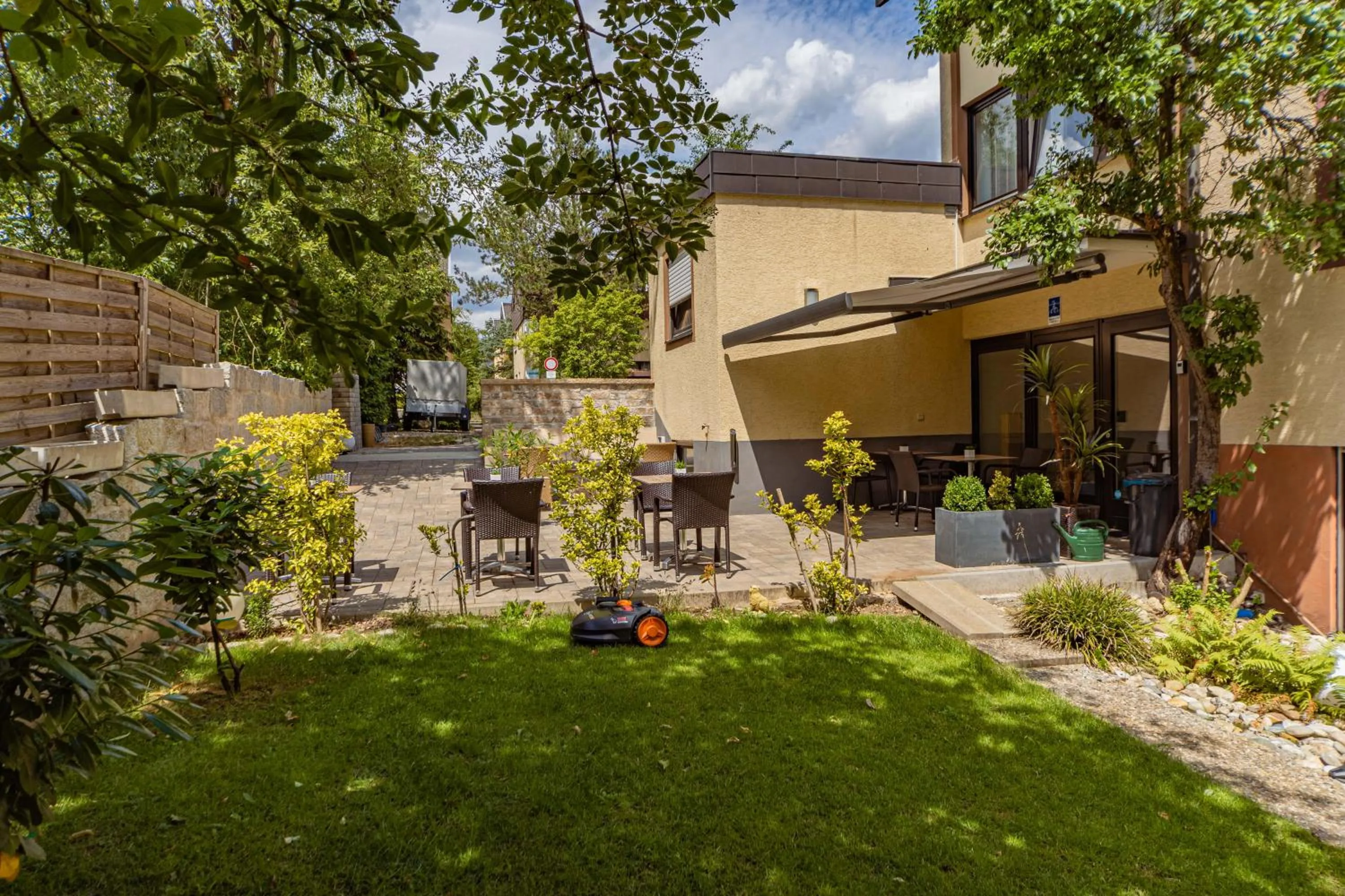Garden in Hotel Franken
