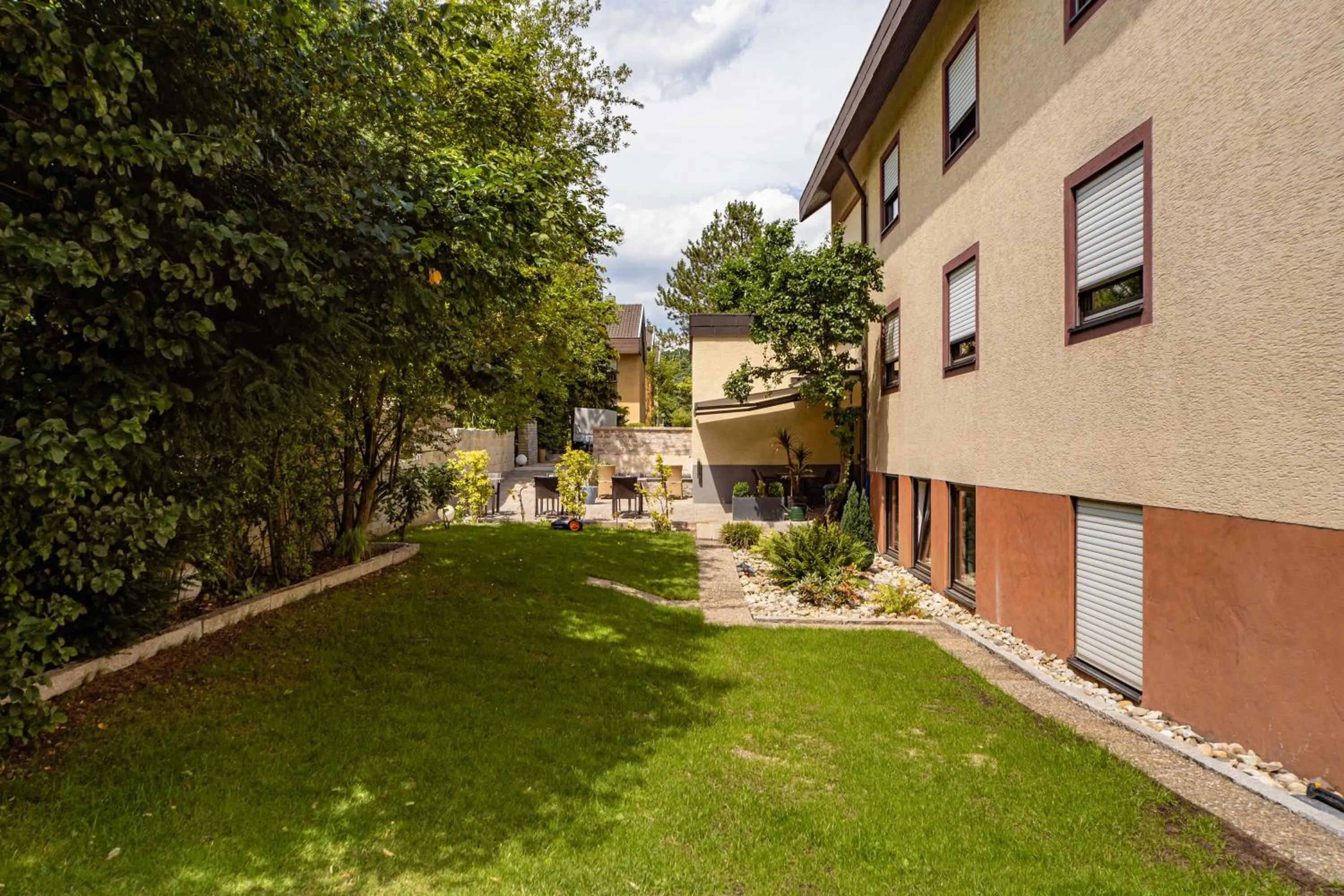 Garden in Hotel Franken