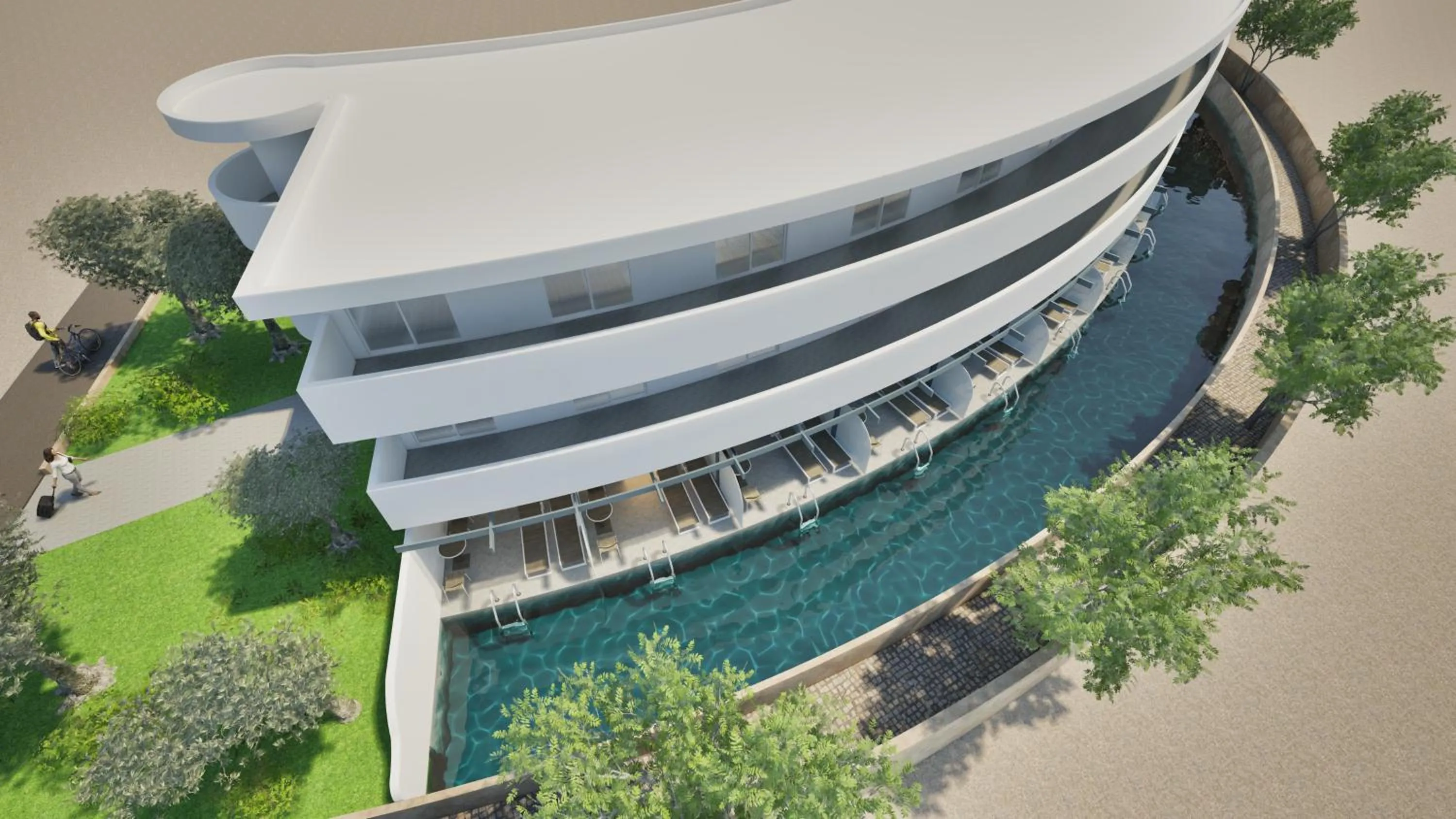 Balcony/Terrace in Lymberia Hotel