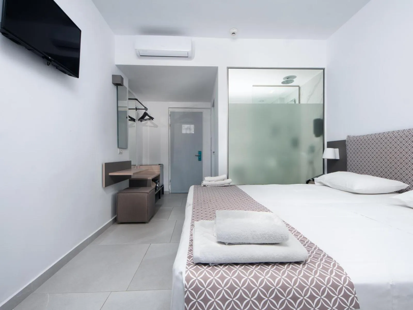 Bed in Lymberia Hotel