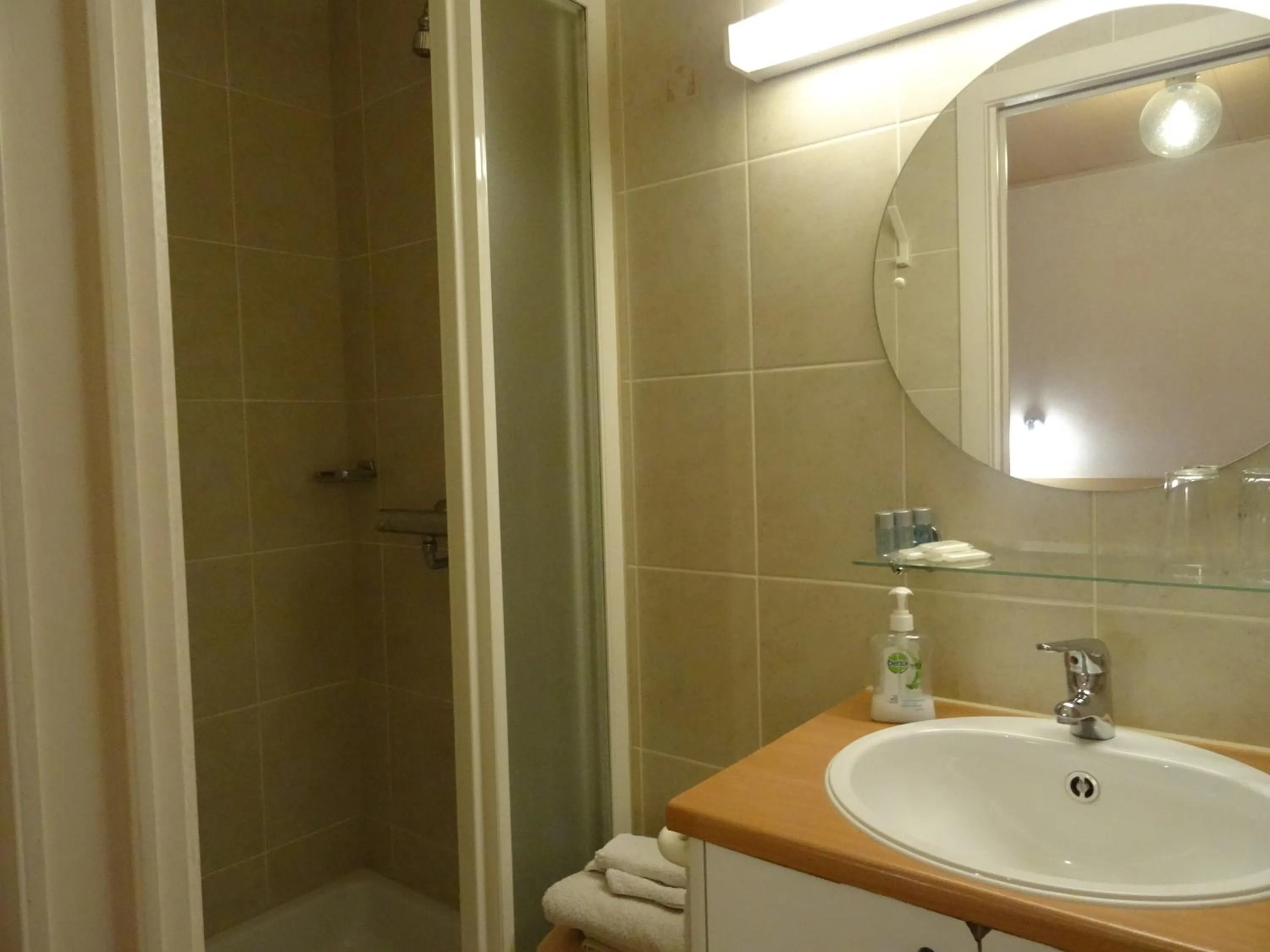 Shower in Hostellerie Daiseldaele