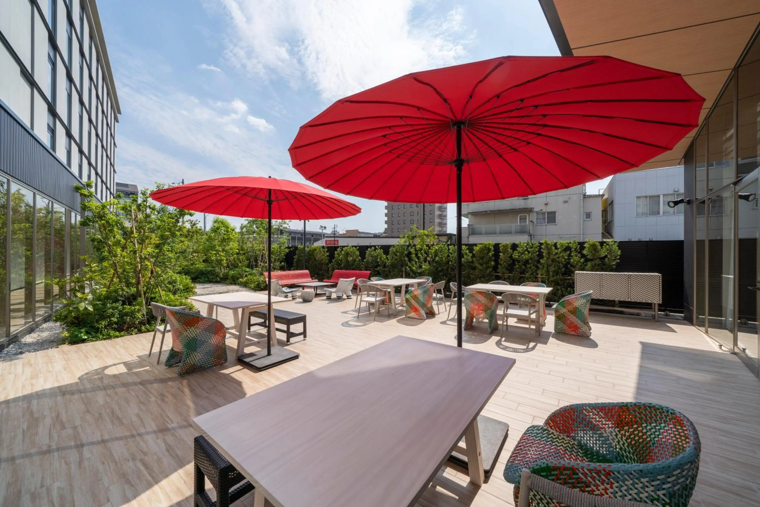 Balcony/Terrace in HOTEL μ STYLE INUYAMA experience