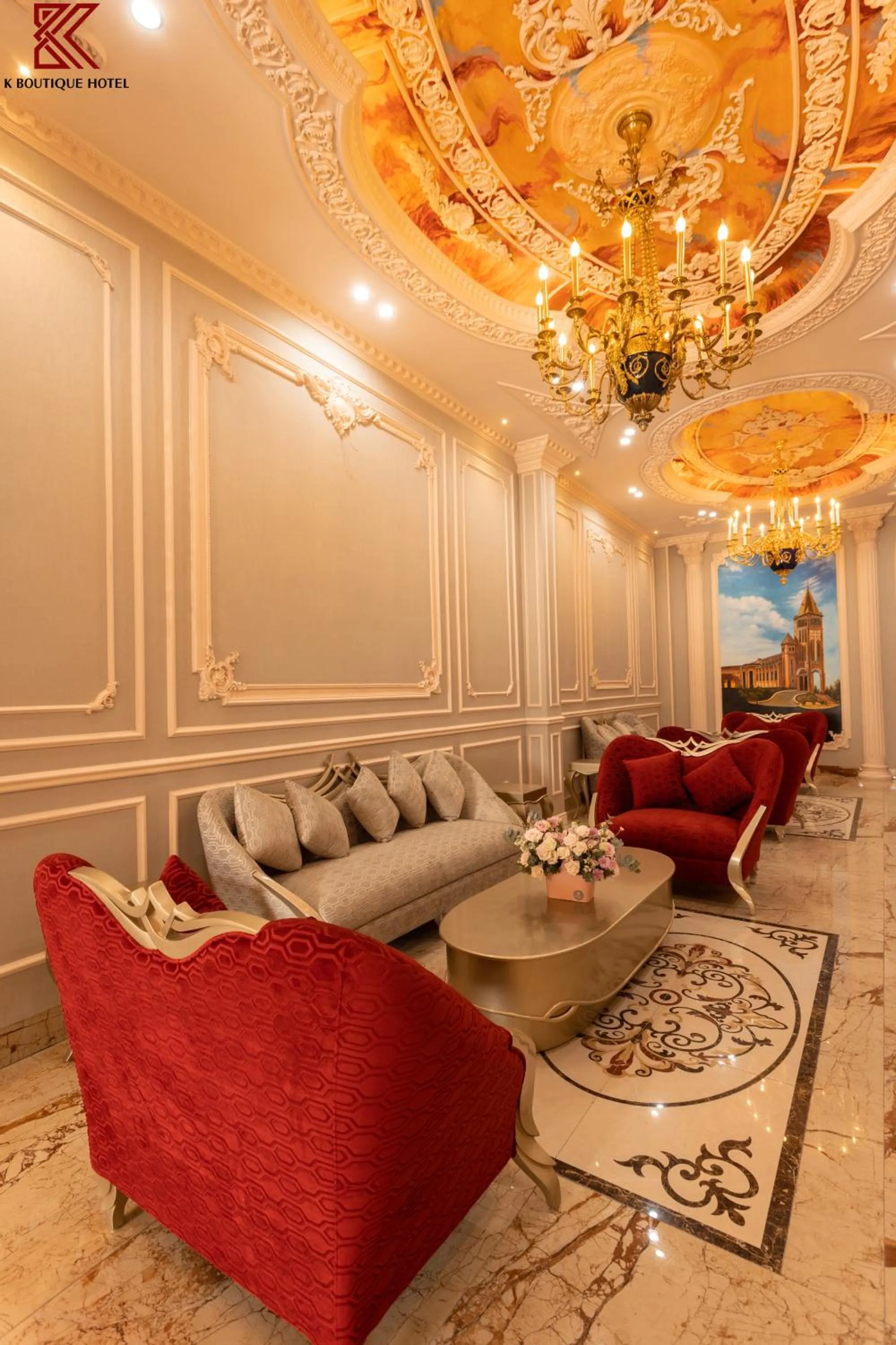 Living room in TTR Skypool View Hotel