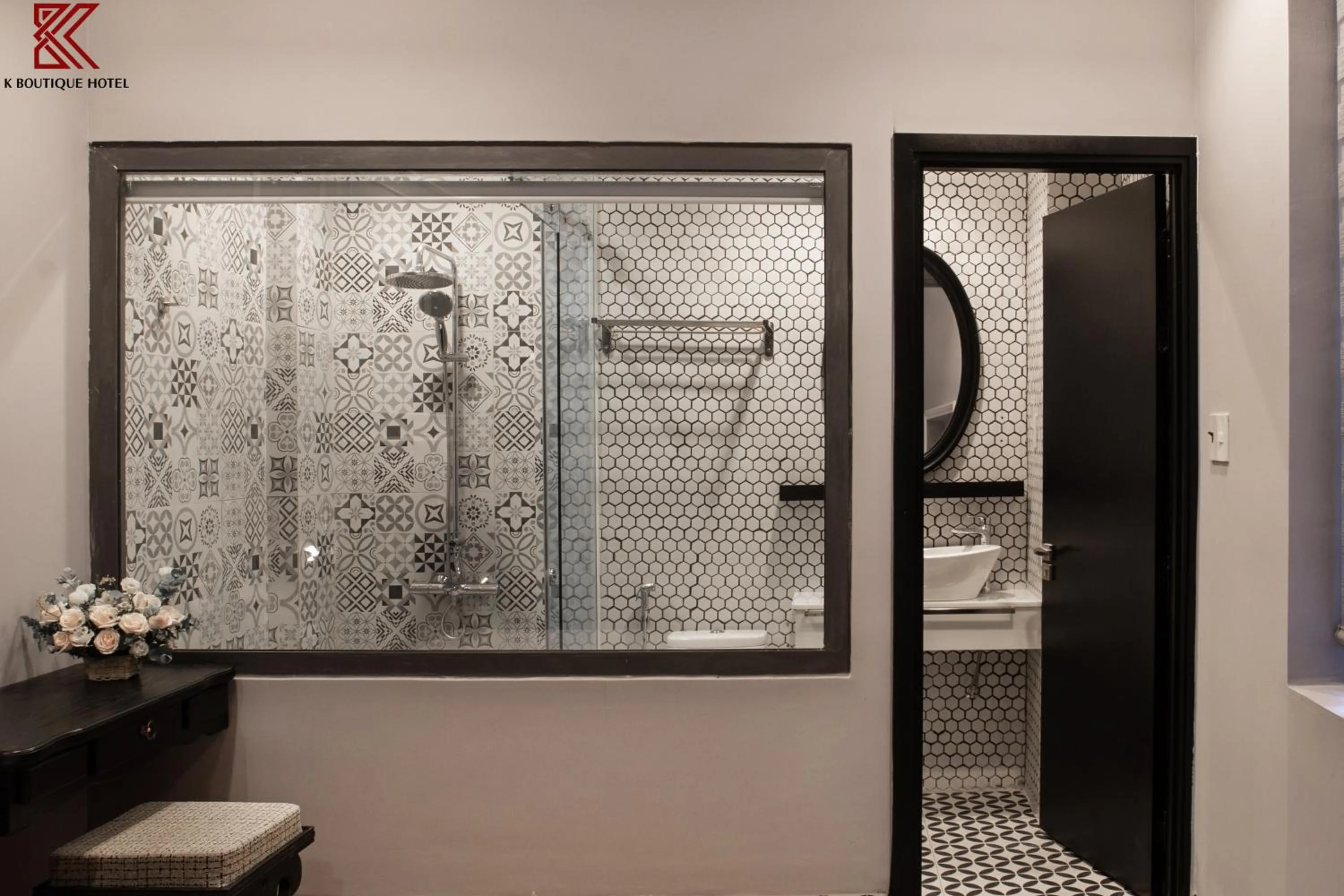 Bathroom in TTR Skypool View Hotel