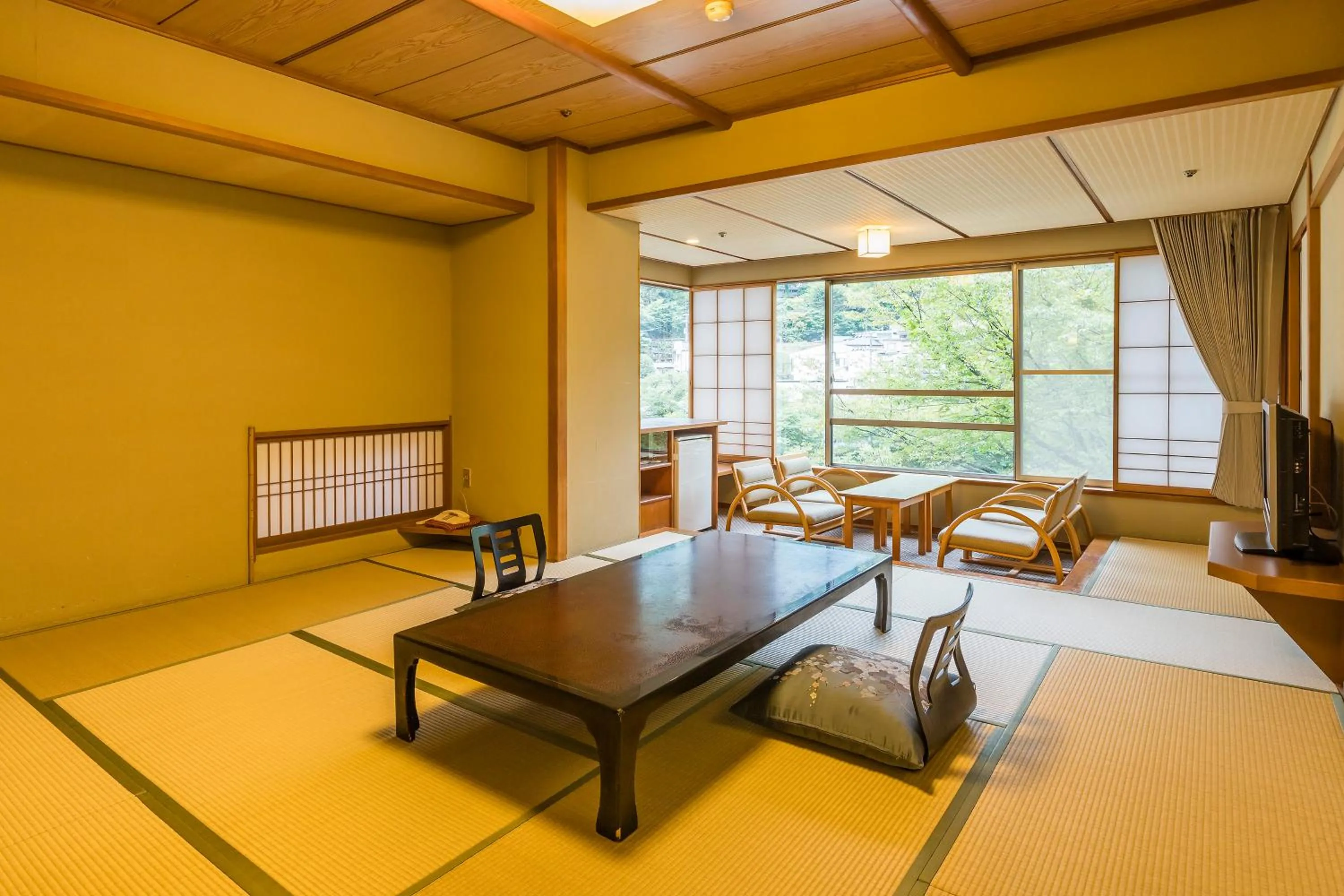 Living room in Hakone Yumoto Onsen Hotel Kajikaso