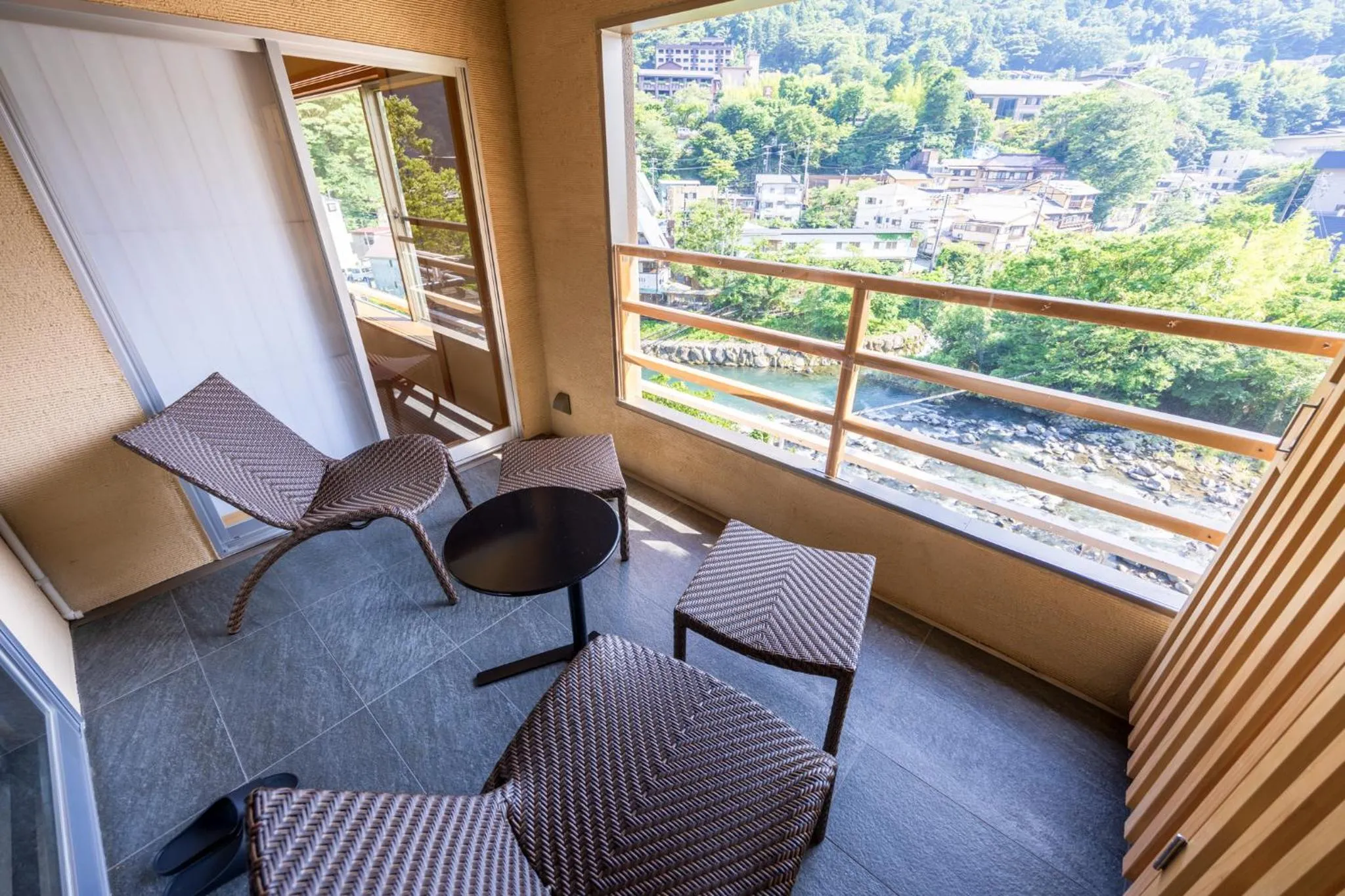 River view in Hakone Yumoto Onsen Hotel Kajikaso