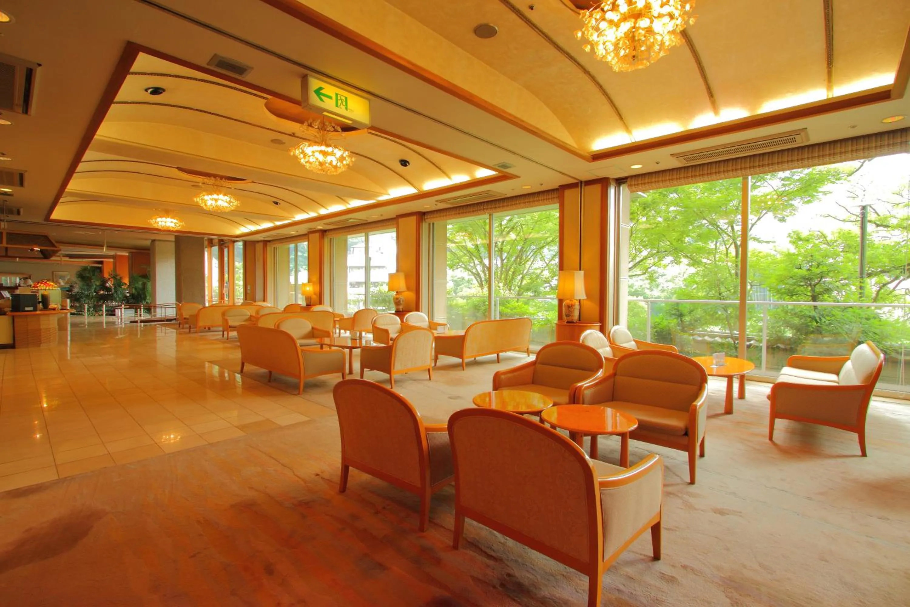 Lobby or reception in Hakone Yumoto Onsen Hotel Kajikaso