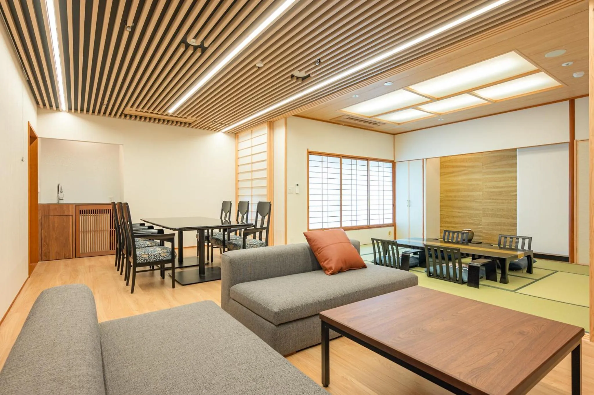 Living room in Hakone Yumoto Onsen Hotel Kajikaso