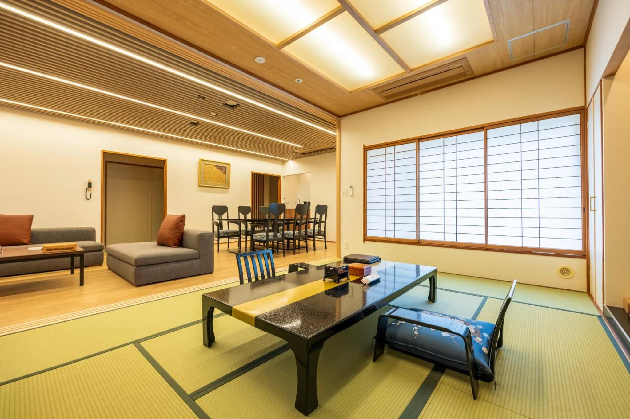 Living room in Hakone Yumoto Onsen Hotel Kajikaso