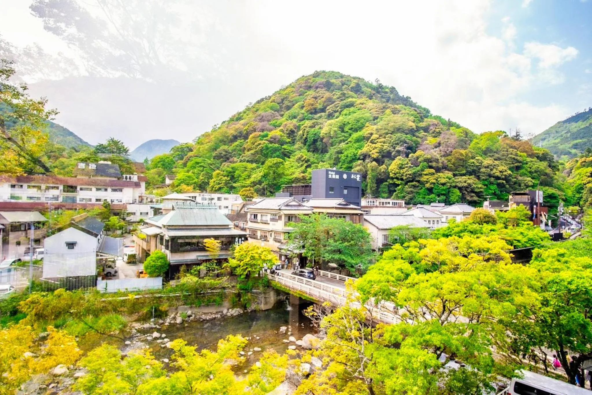 River view in Hakone Yumoto Onsen Hotel Kajikaso