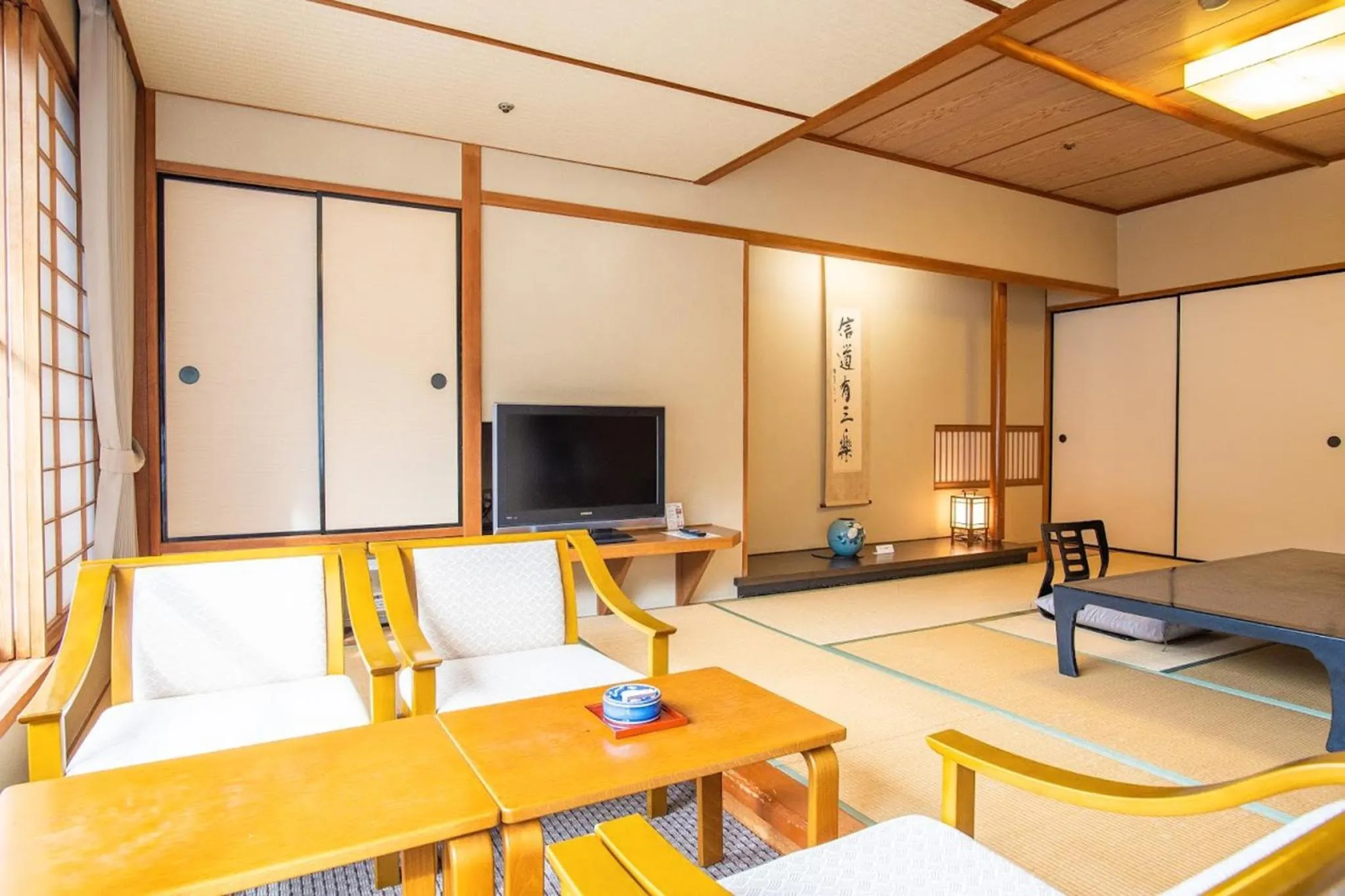 Living room in Hakone Yumoto Onsen Hotel Kajikaso