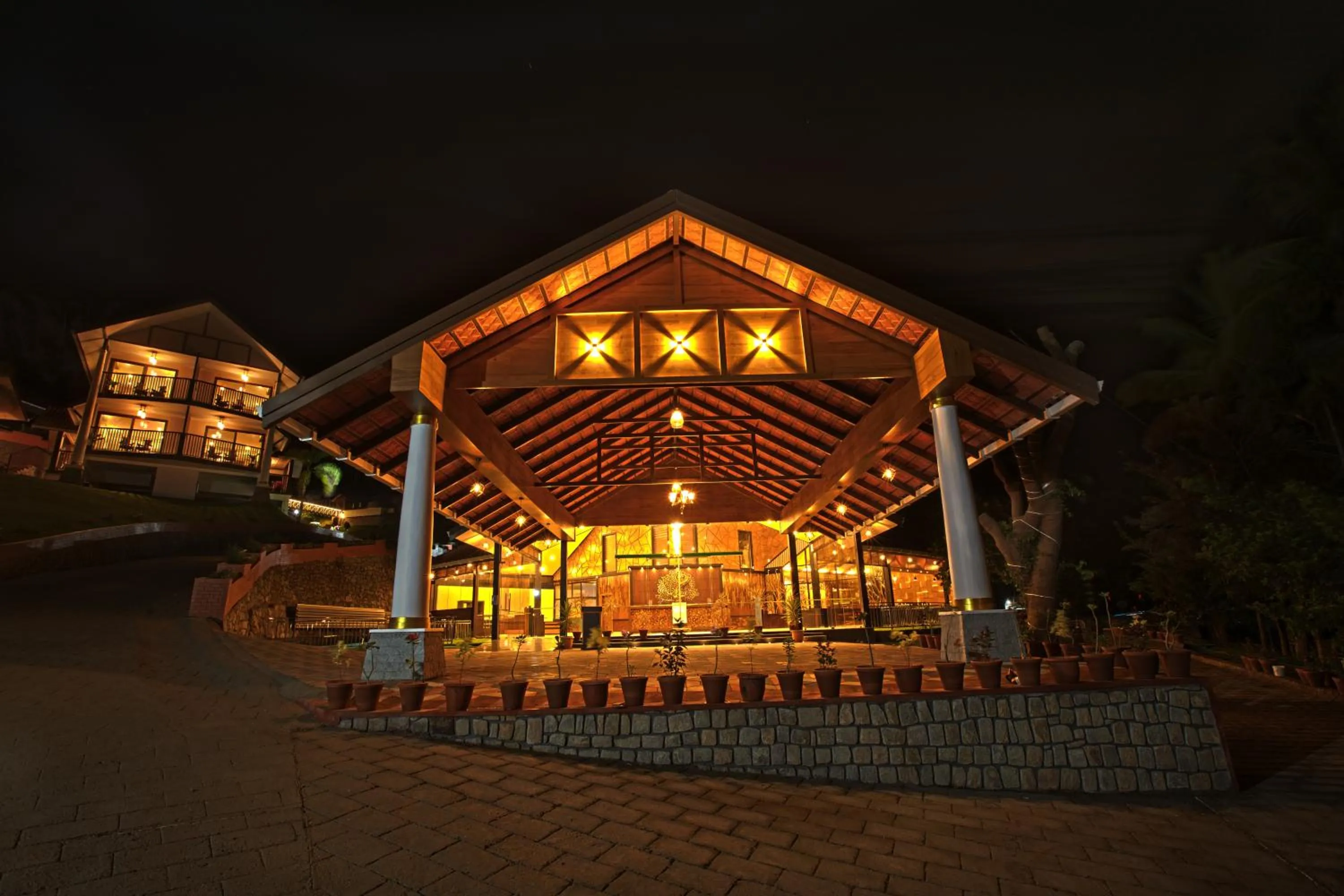 Lobby or reception in Au Revoir Wellness Resort, Malampuzha