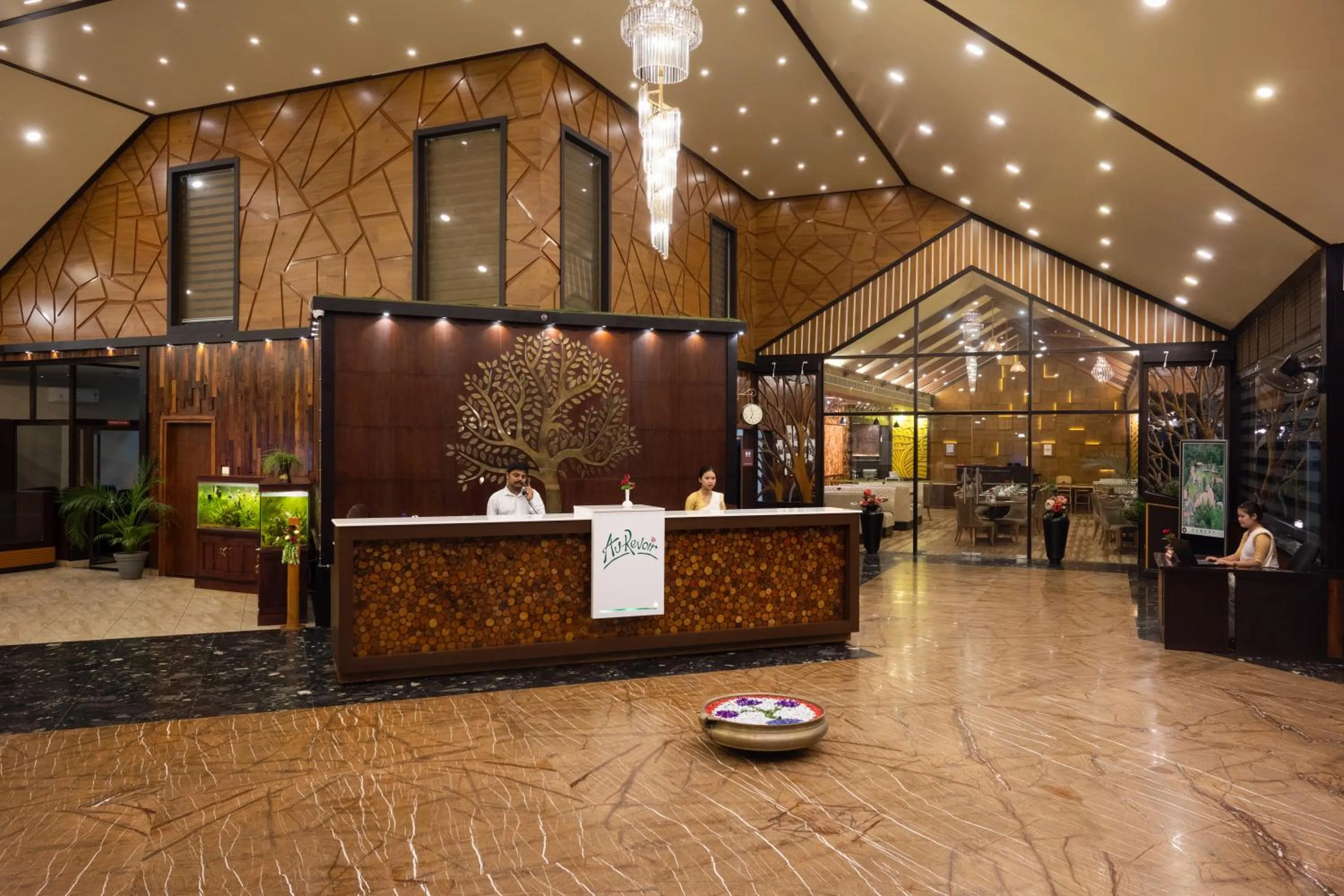 Lobby or reception in Au Revoir Wellness Resort, Malampuzha
