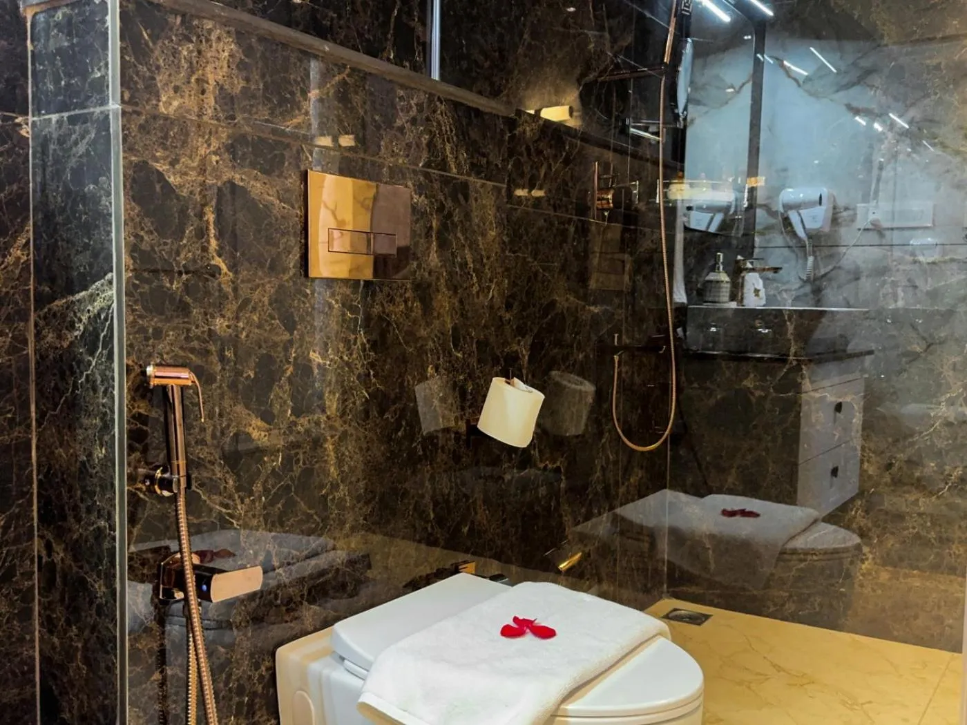 Shower in Au Revoir Wellness Resort, Malampuzha