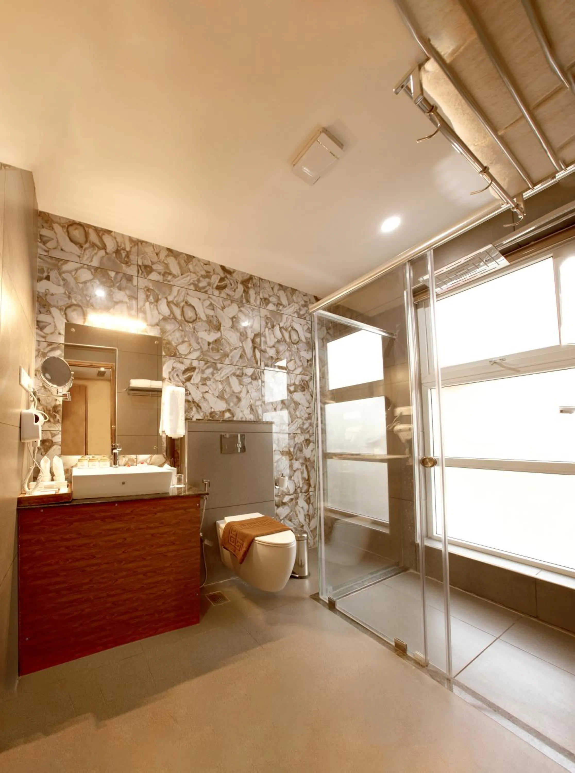 Bathroom in Au Revoir Wellness Resort, Malampuzha