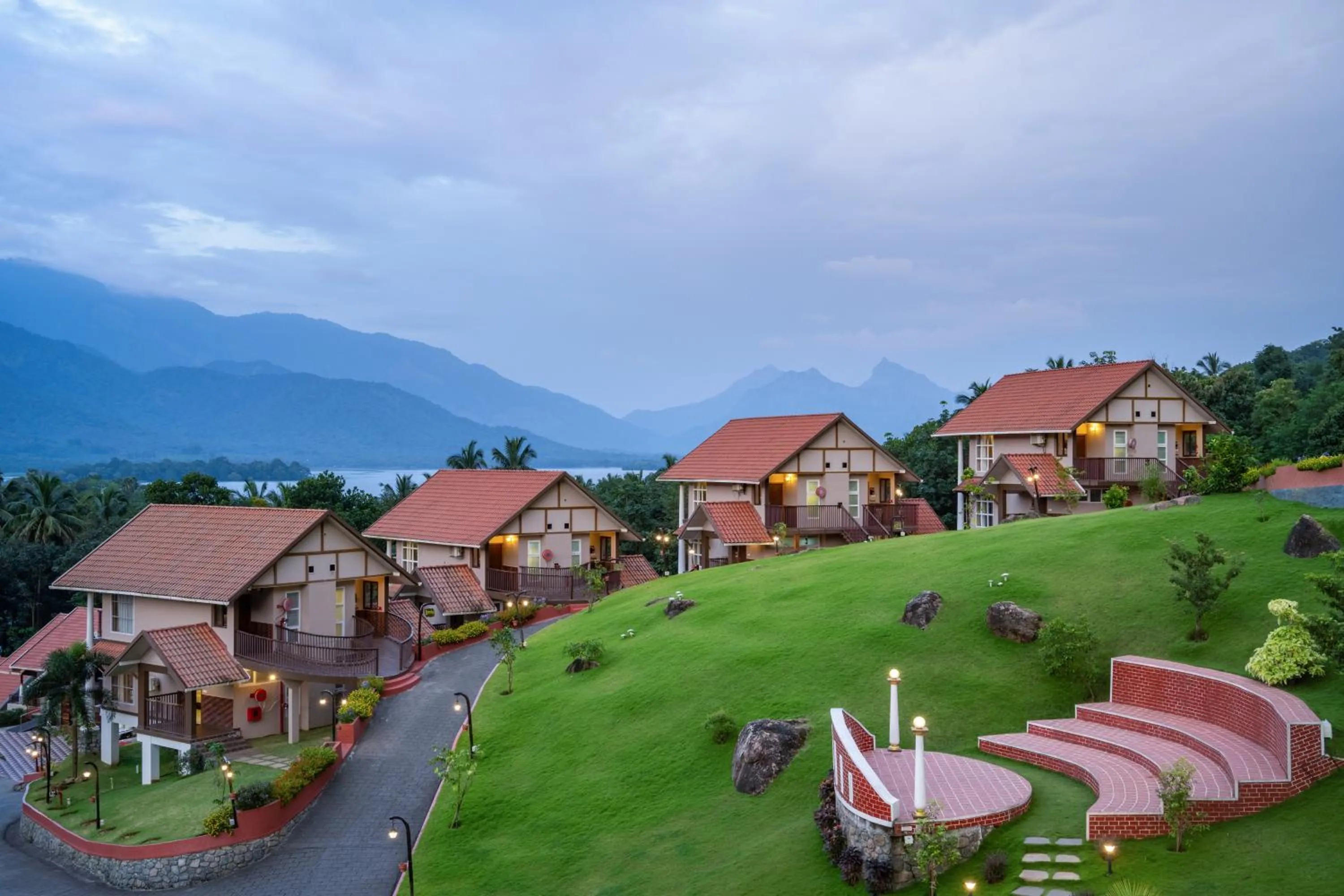 Property building in Au Revoir Wellness Resort, Malampuzha