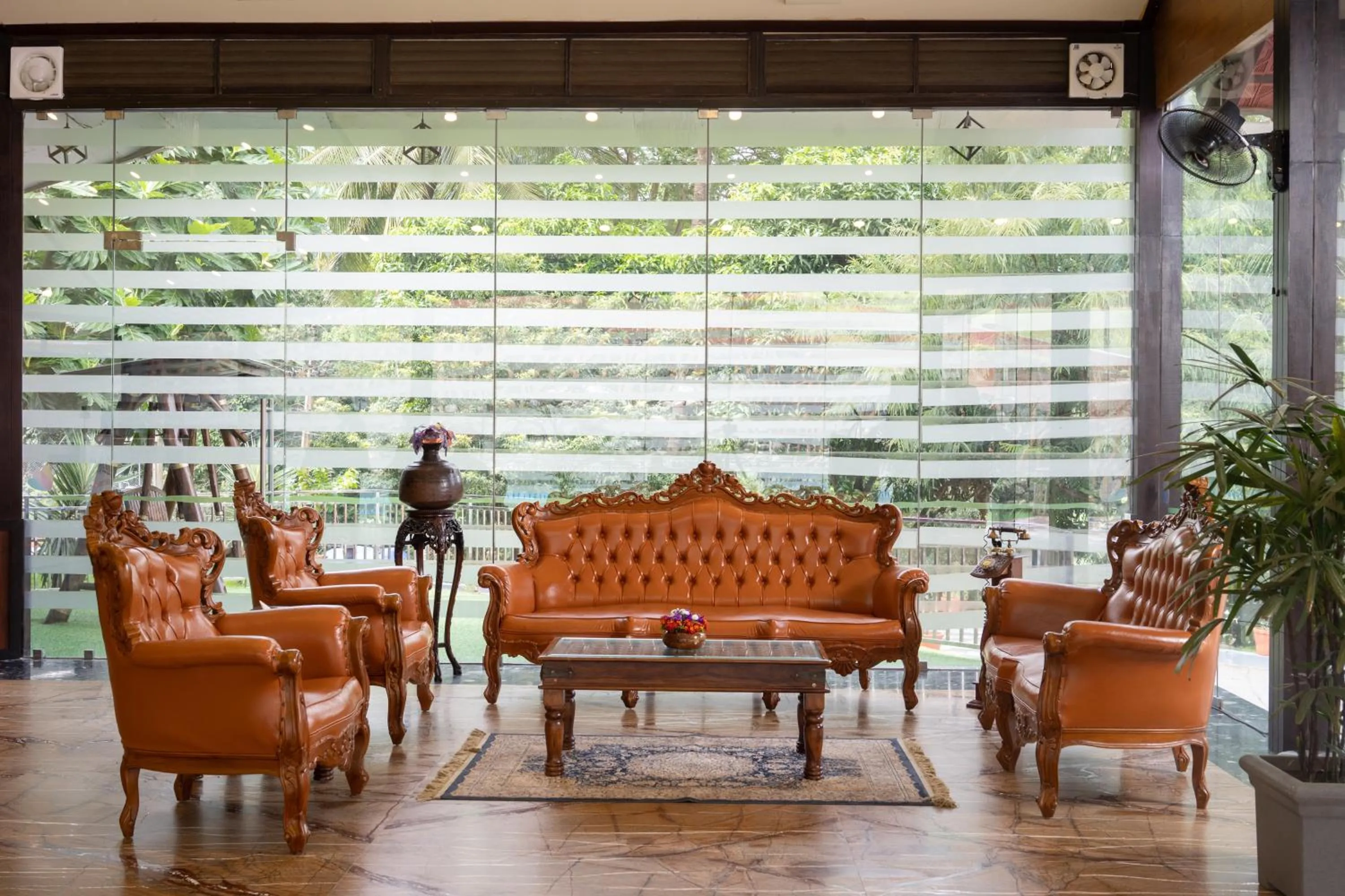 Seating area in Au Revoir Wellness Resort, Malampuzha
