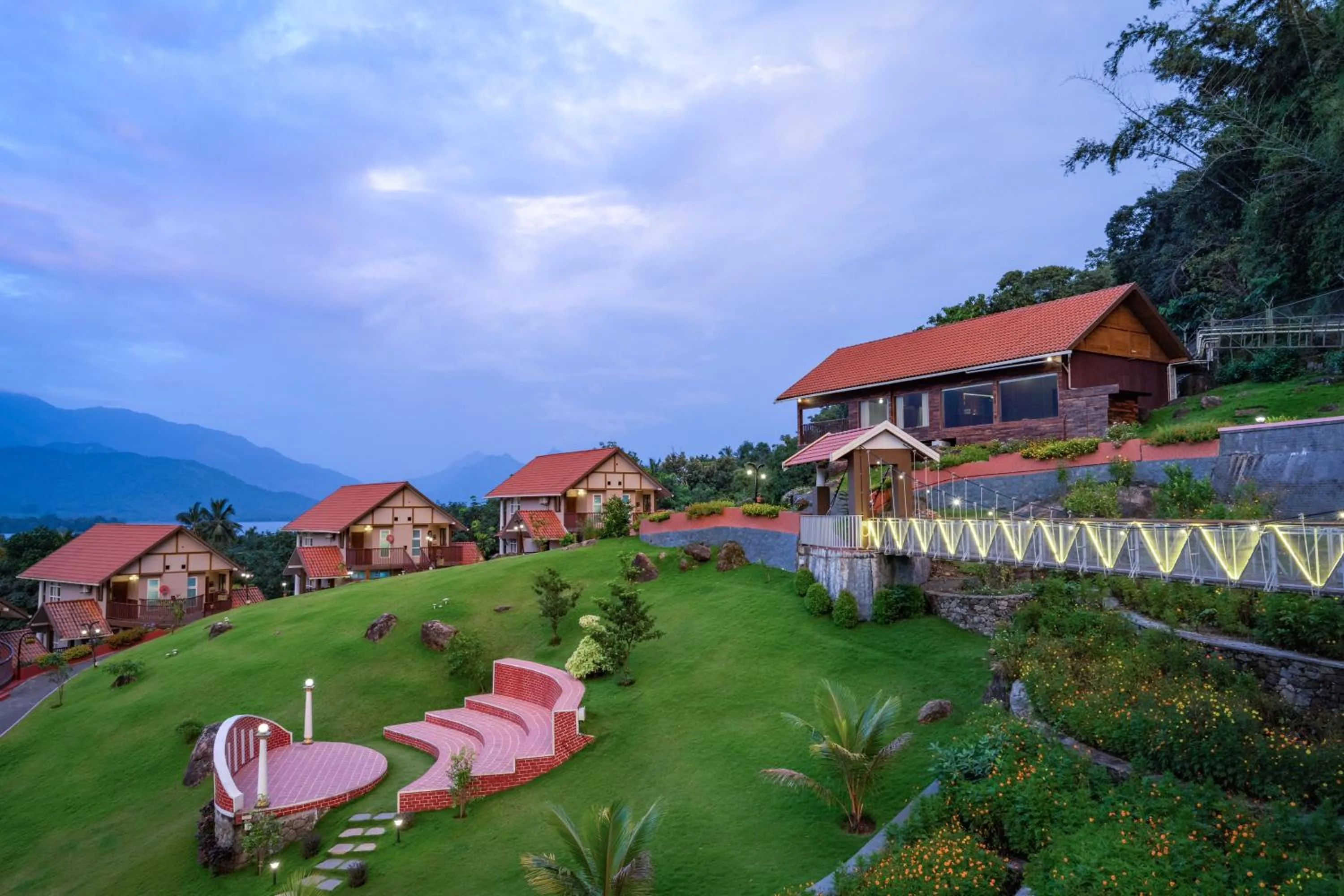 Garden in Au Revoir Wellness Resort, Malampuzha