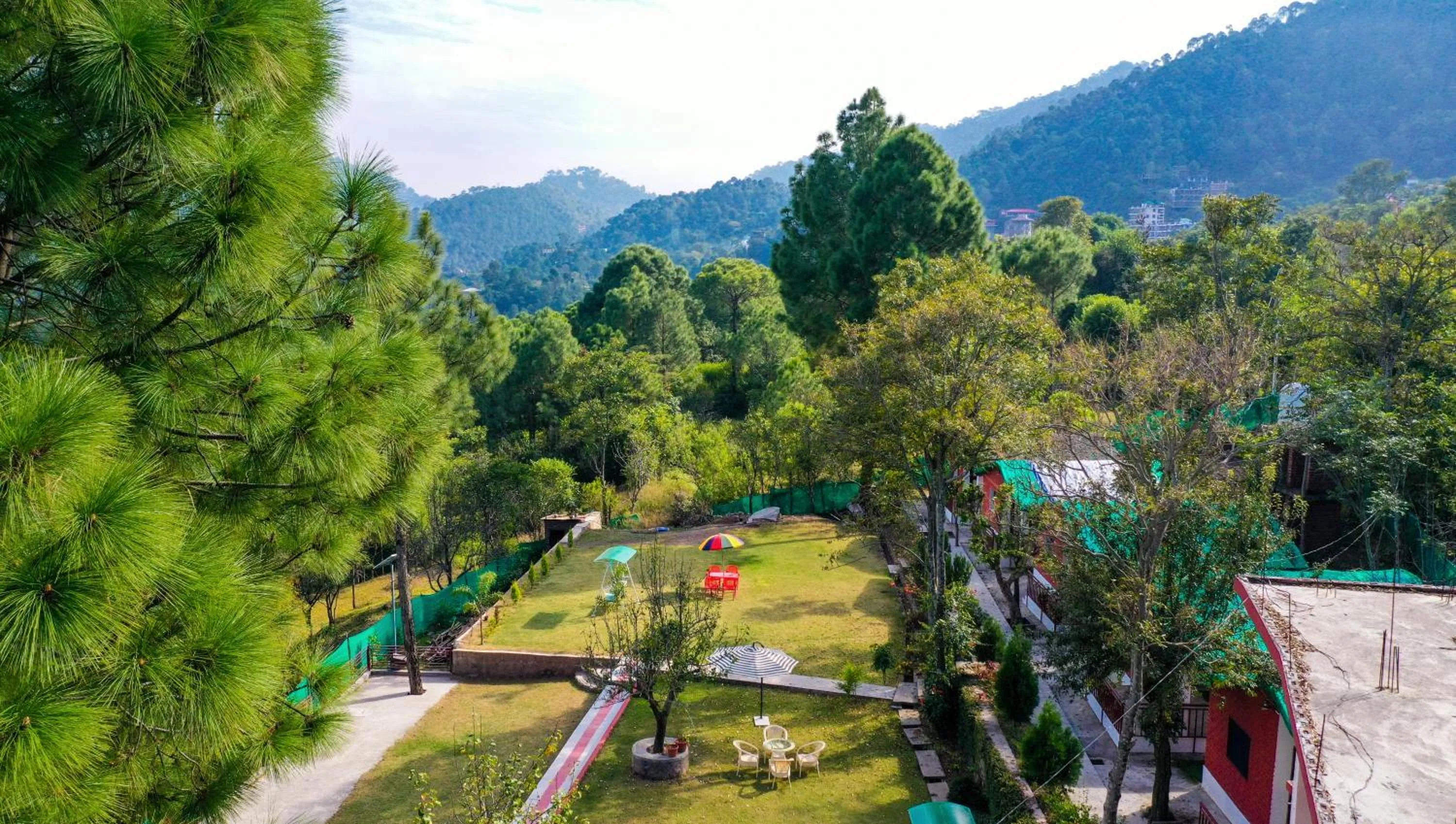 Bird's eye view in Kasauli Nature Inn