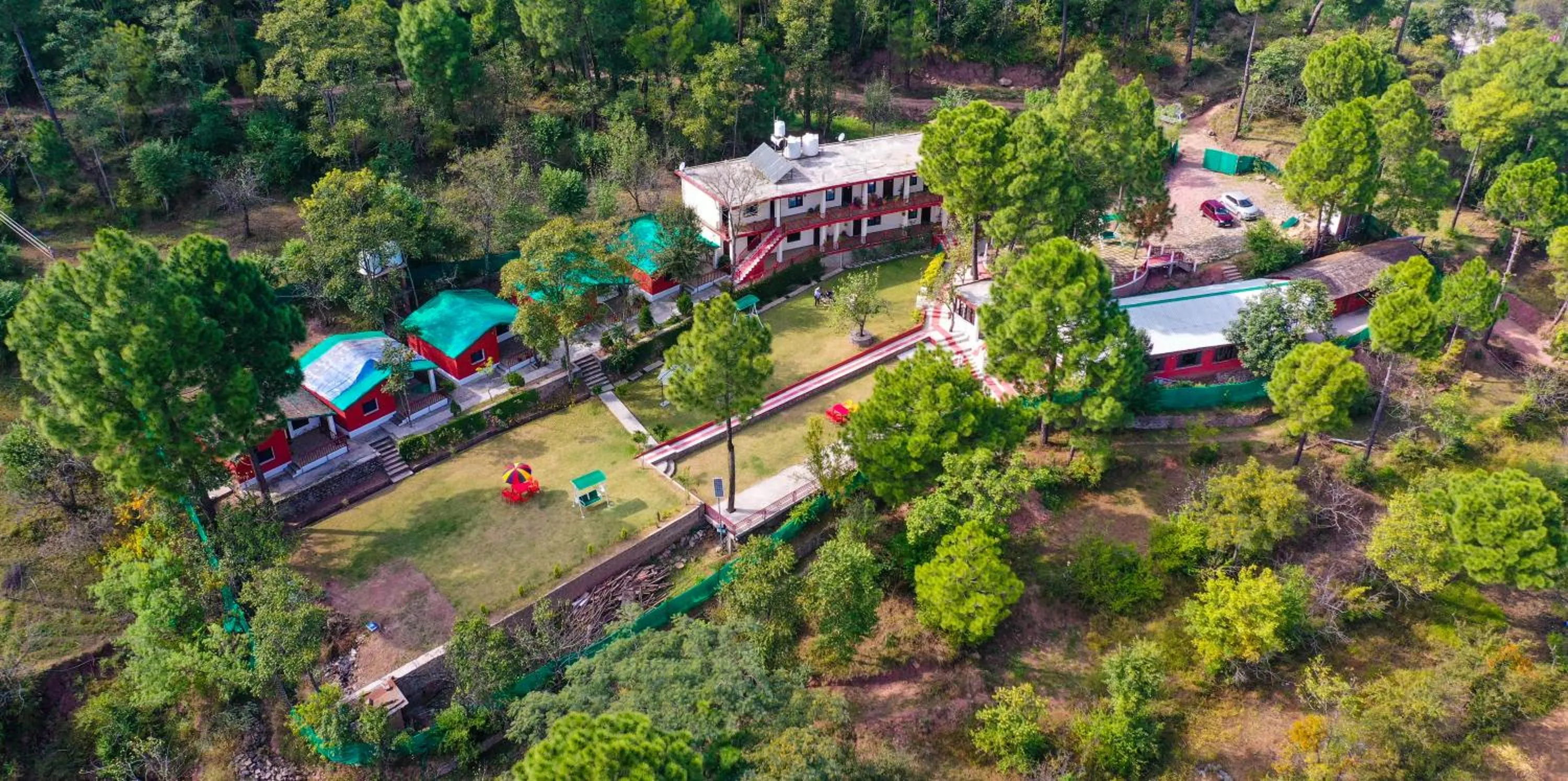 Bird's eye view in Kasauli Nature Inn