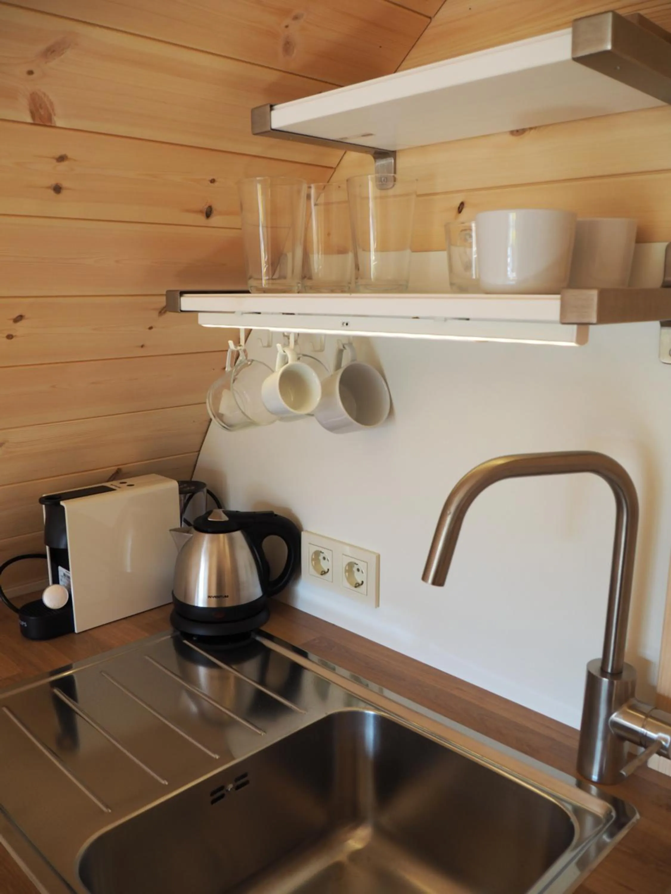 Kitchen or kitchenette in Polderlodge