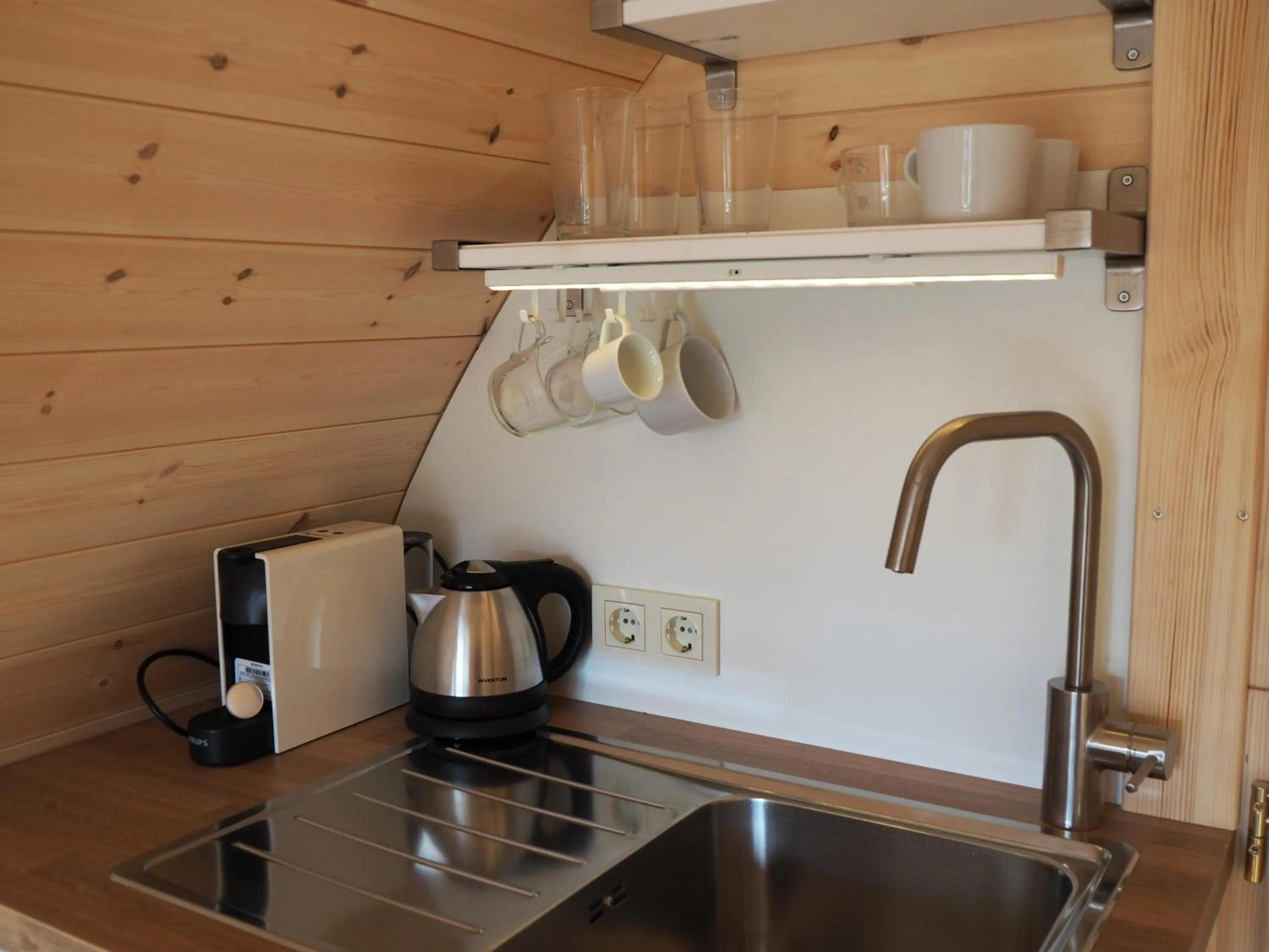 Kitchen or kitchenette in Polderlodge