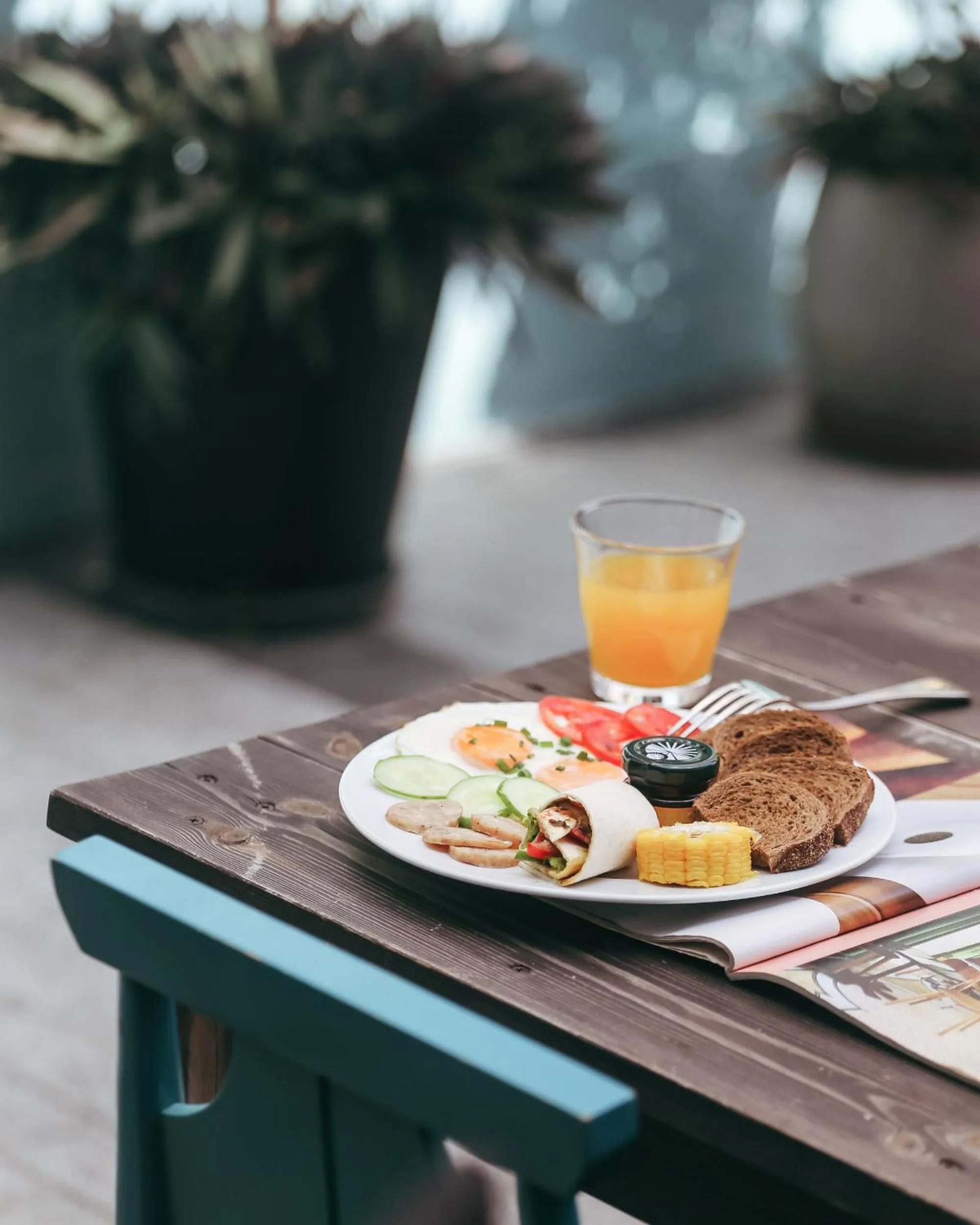 Breakfast in JM Boutique Hotel
