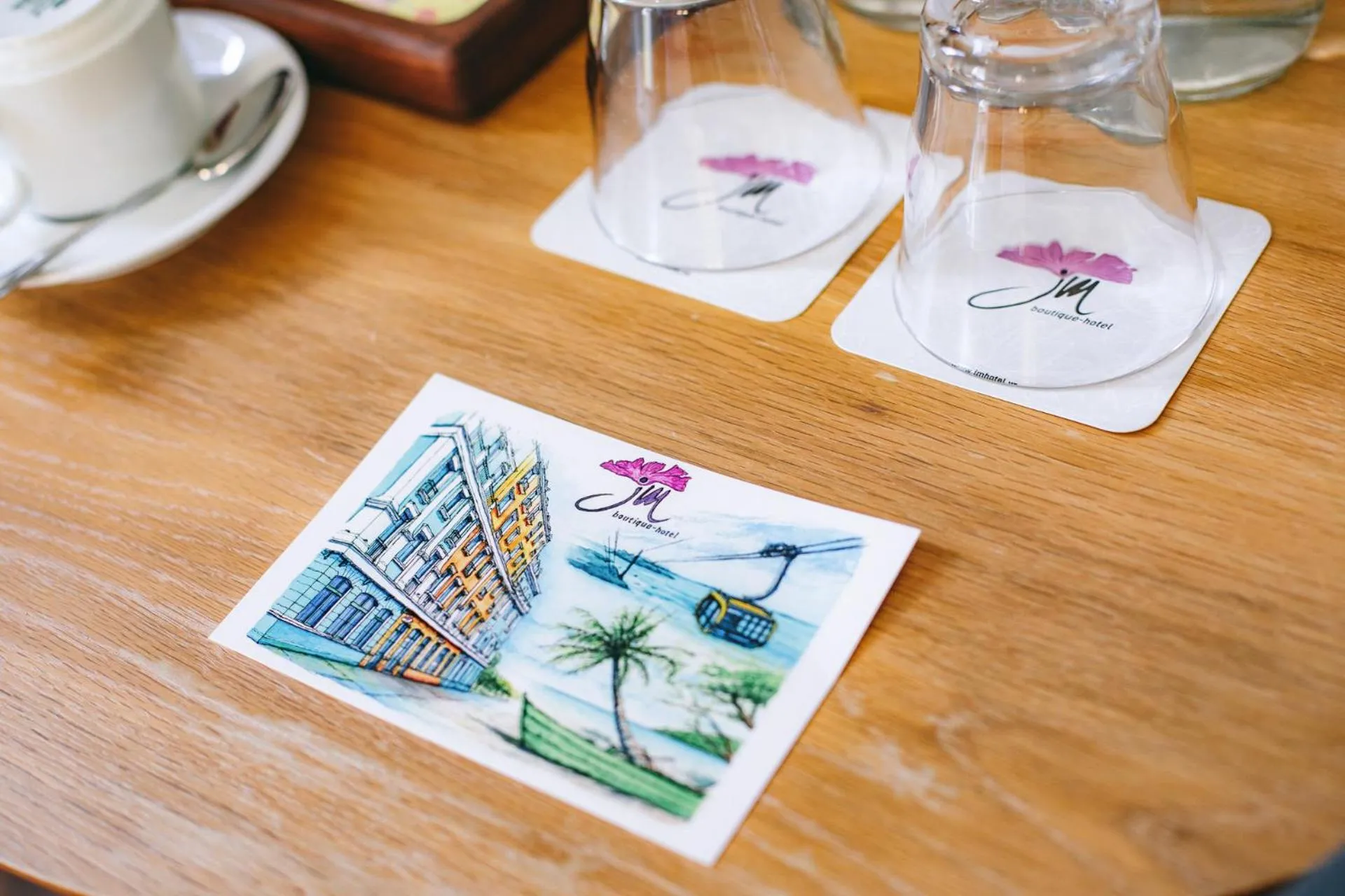 Decorative detail in JM Boutique Hotel