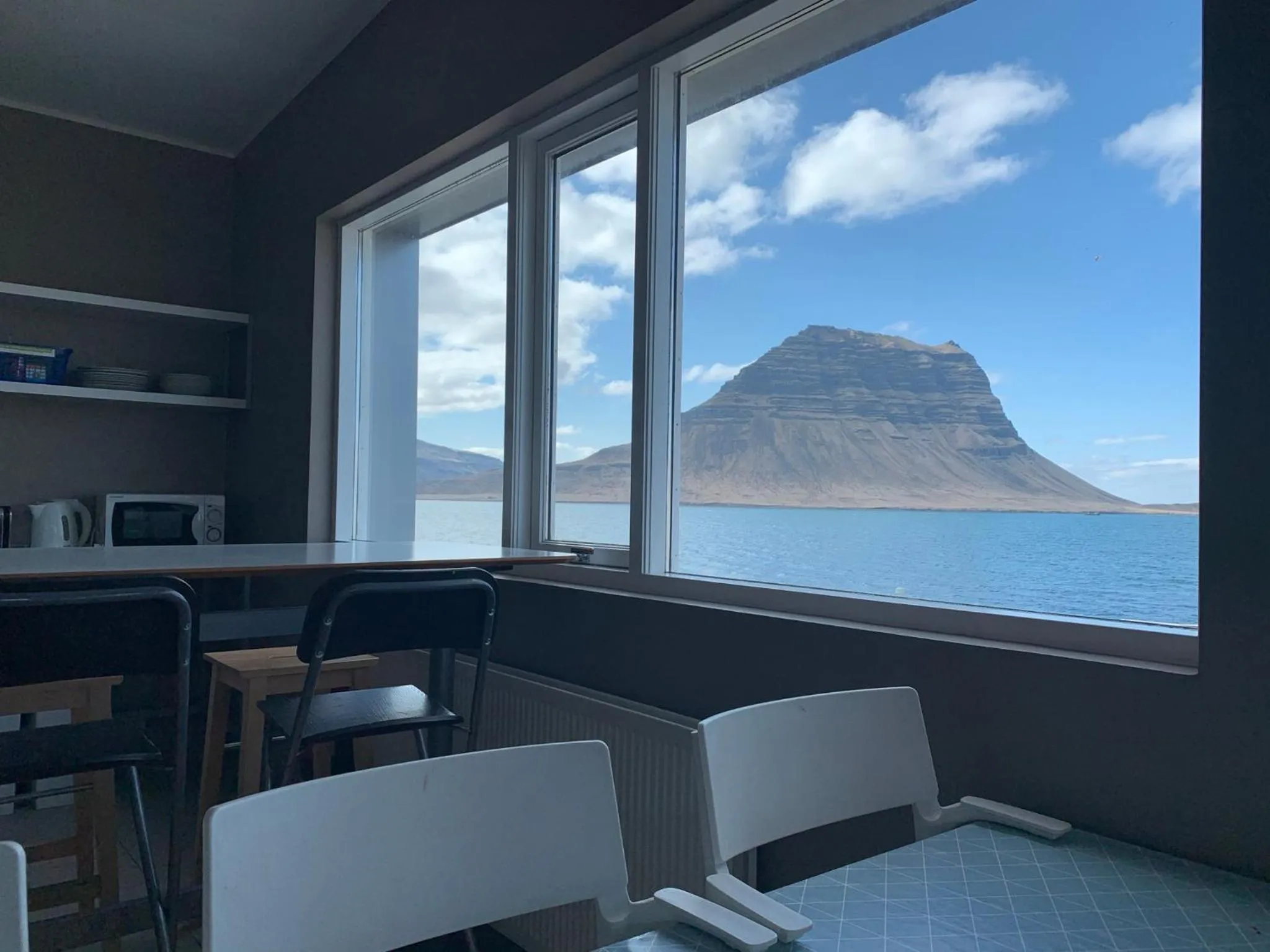 Seating area in Stöð Guesthouse and apartments